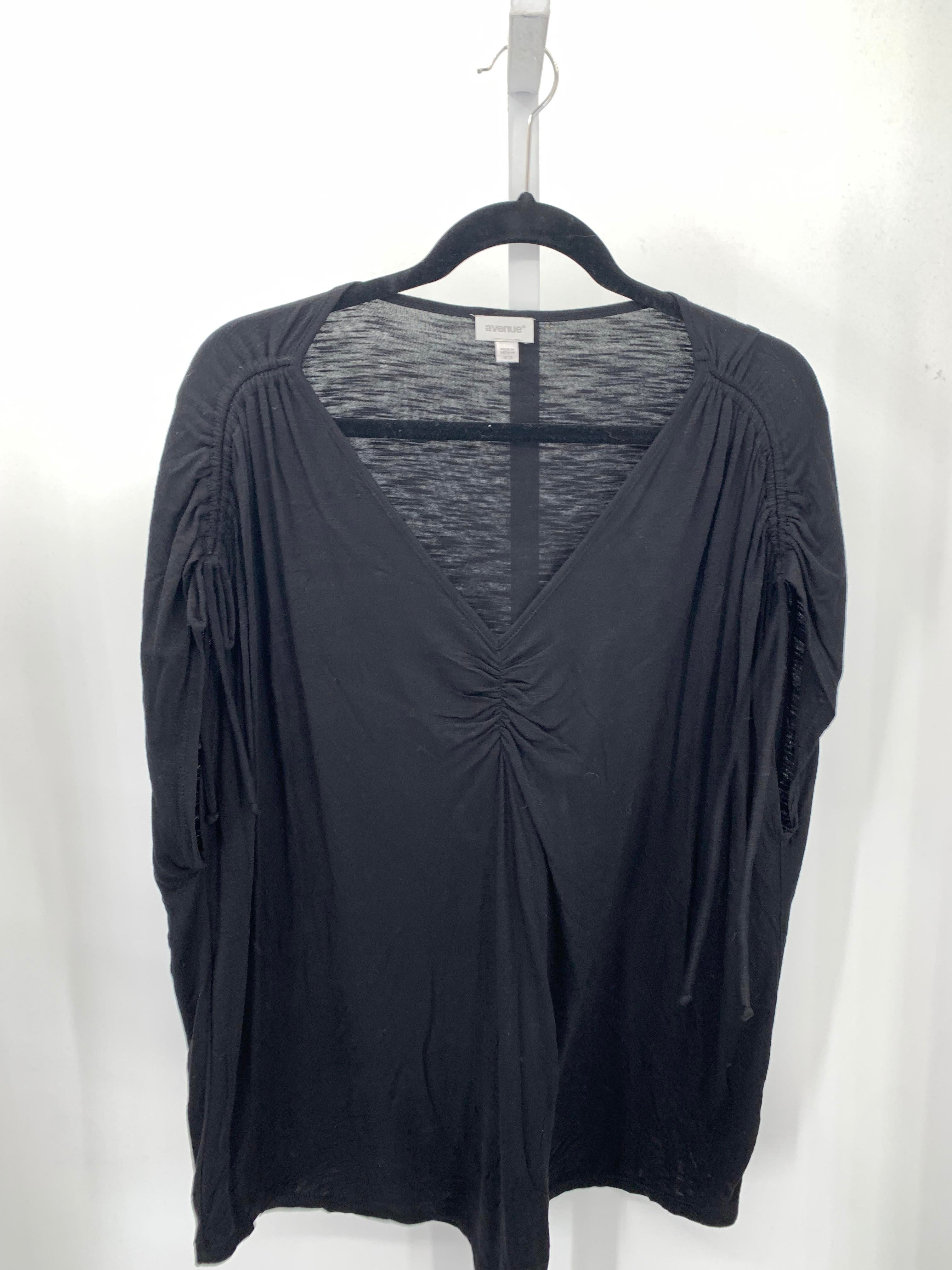 Avenue Size 18/20 W Womens Short Sleeve Shirt