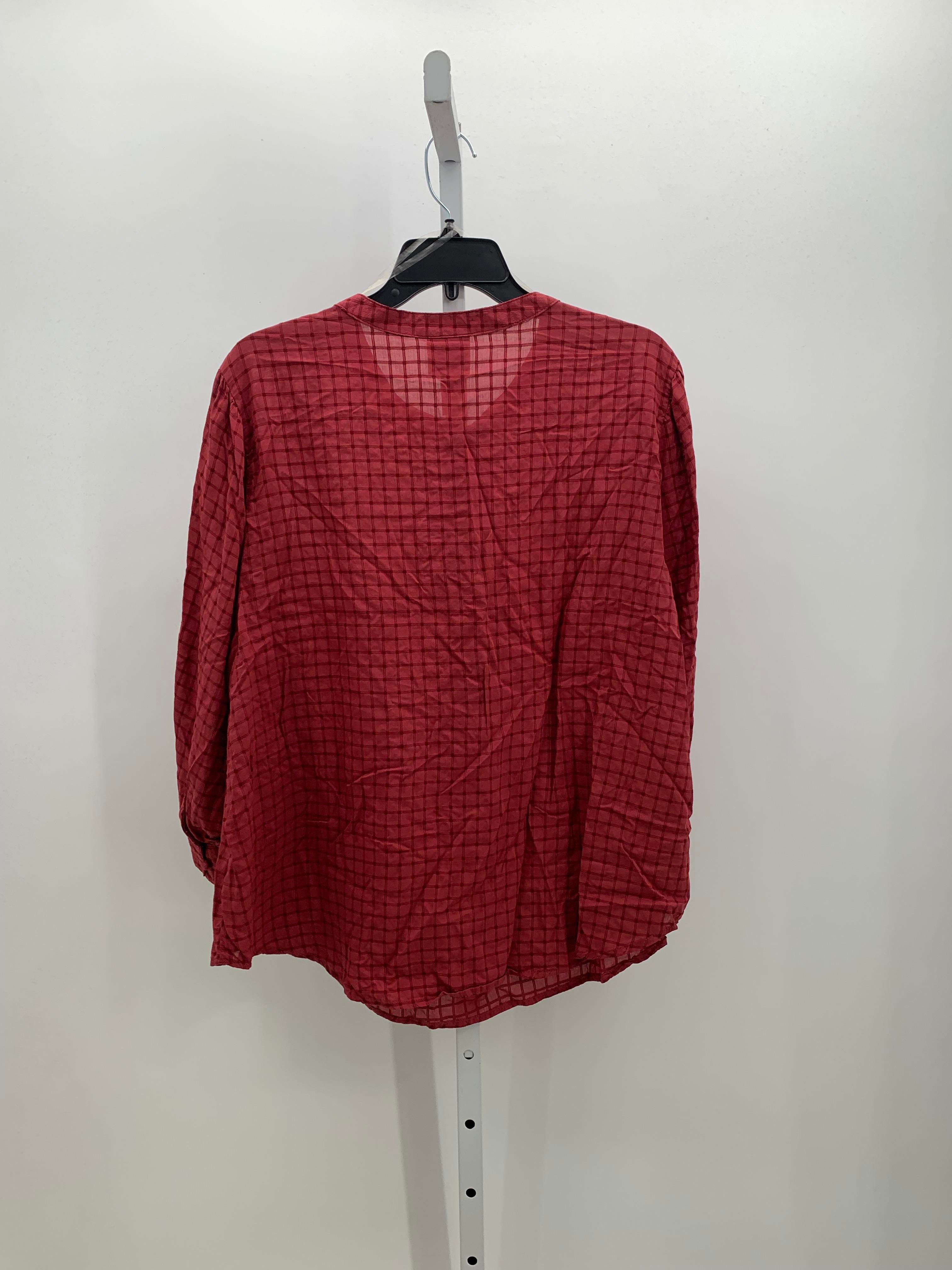 St. Johns Bay Size 1X Womens 3/4 Sleeve Shirt