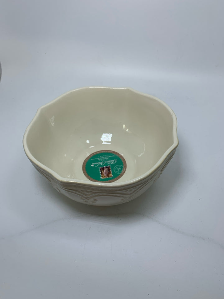 NEW "LINEN SERVING BOWL".