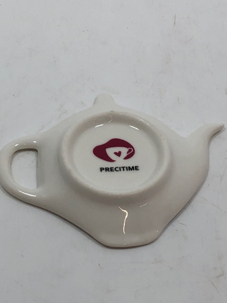 5PC TEAPOT SHAPED TEABAG HOLDER IN BOX.
