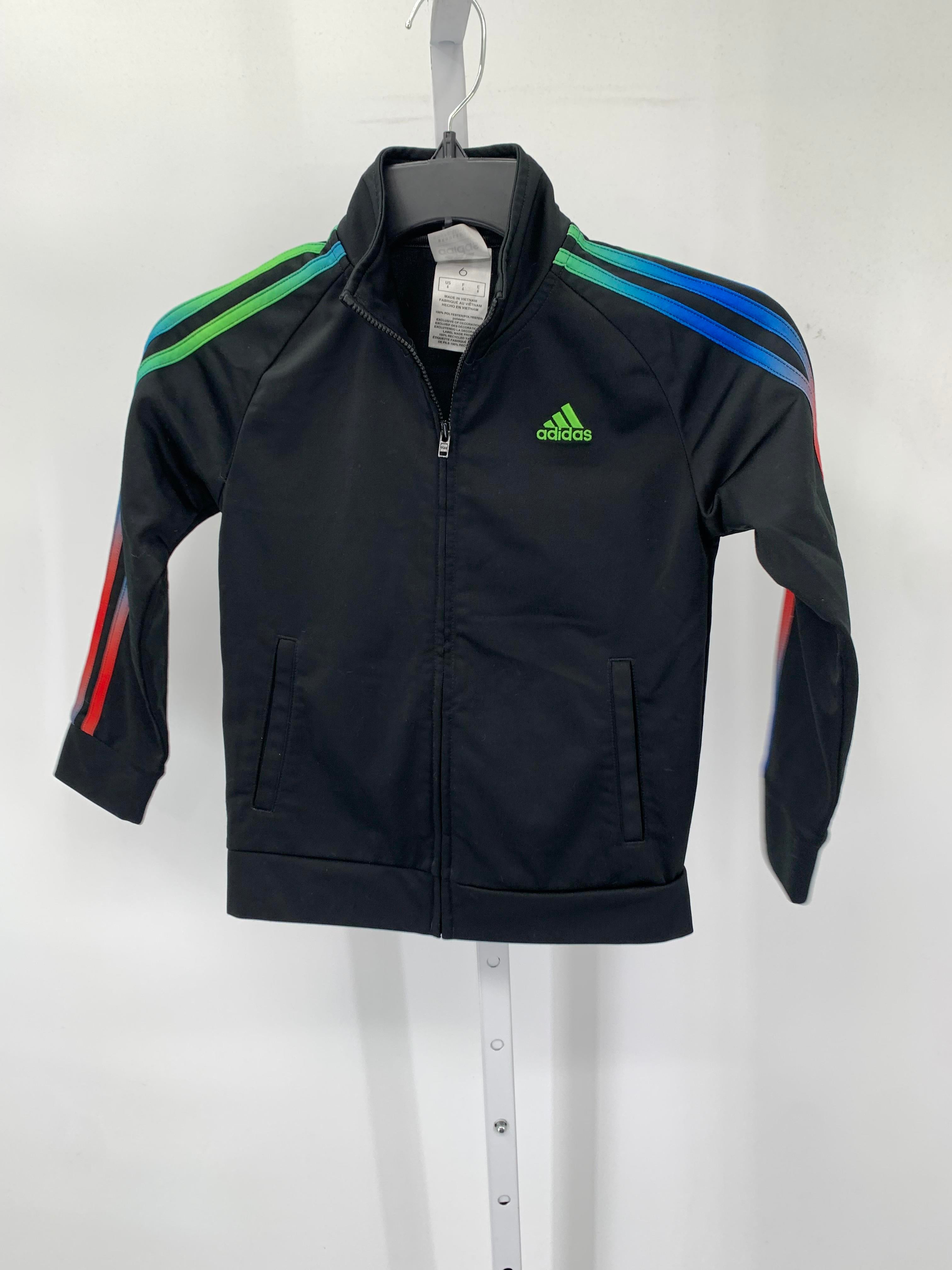 Adidas Size 6 Girls Sweat Jacket