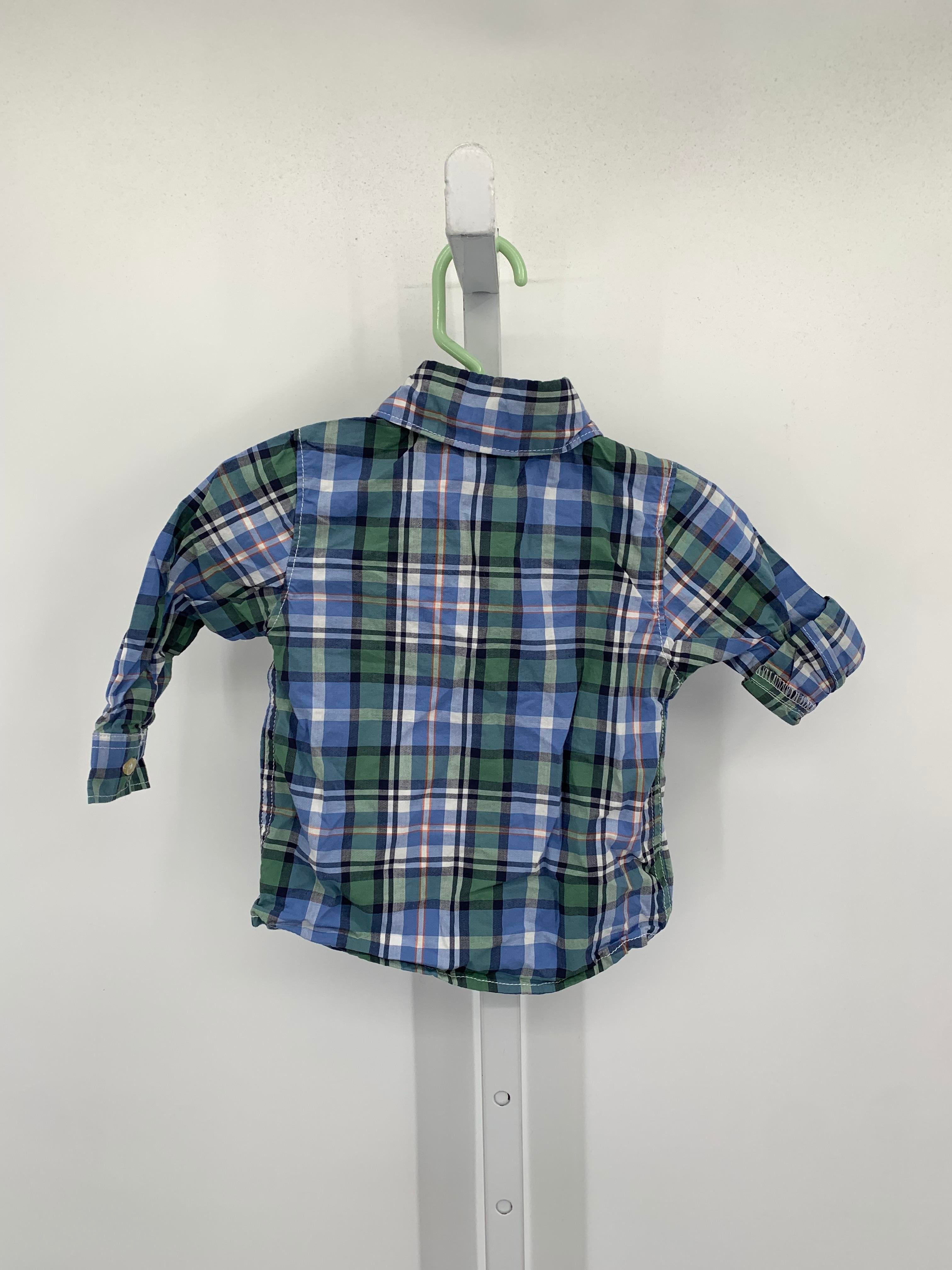 GREEN PLAID BUTTON DOWN