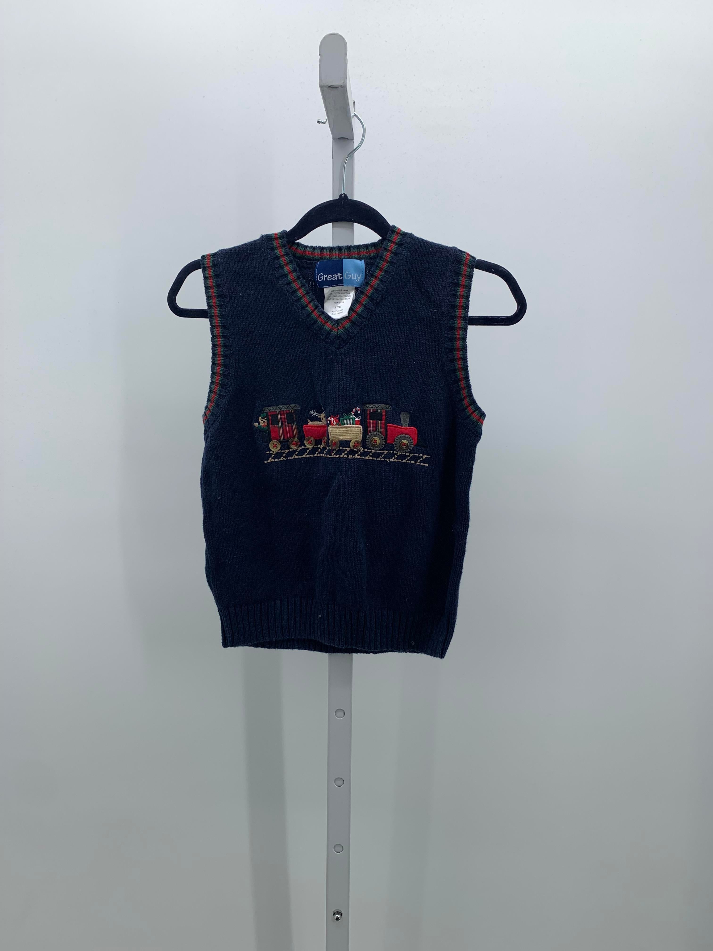 SWEATER VEST RED TRAIN