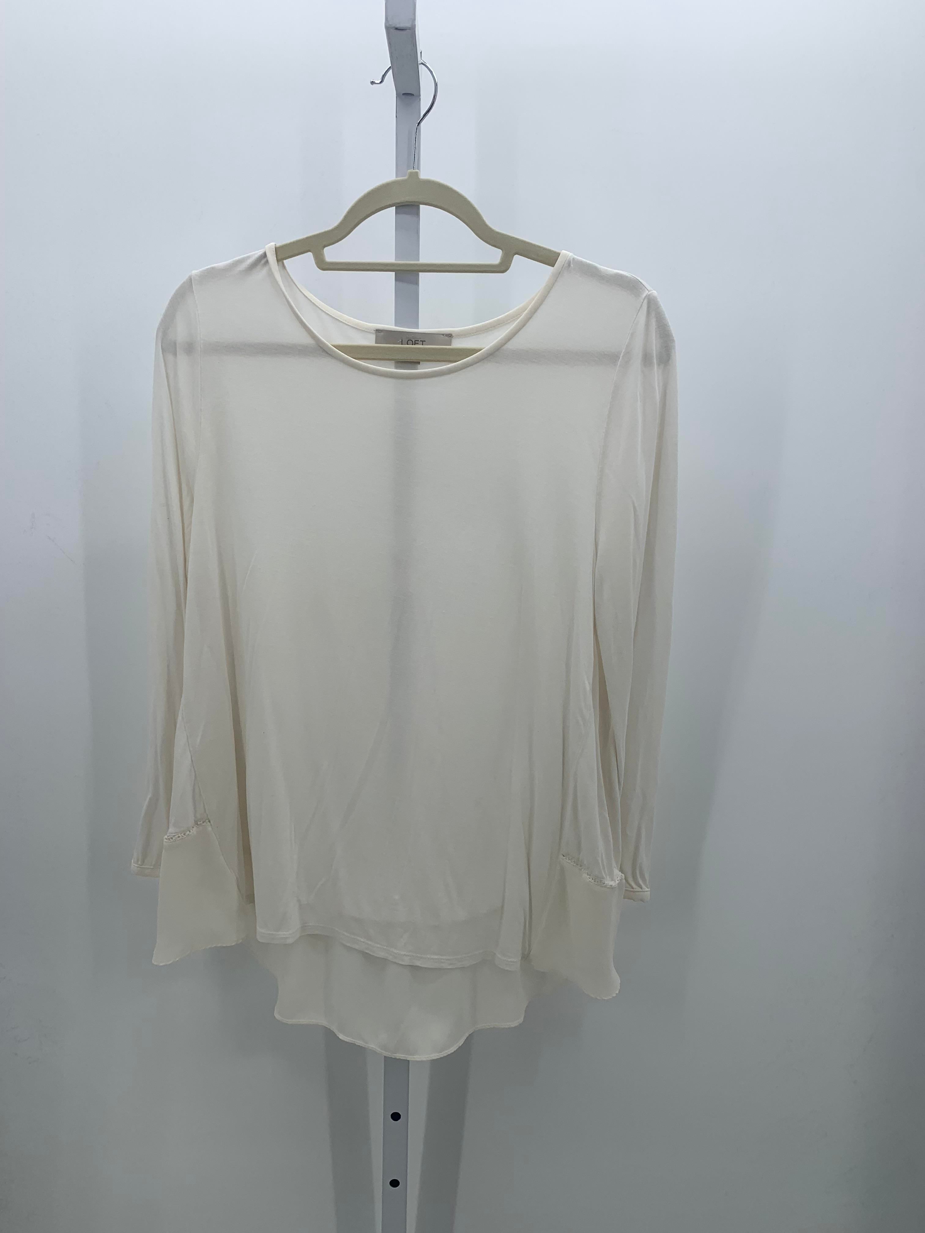 Loft Size Large Misses Long Sleeve Shirt
