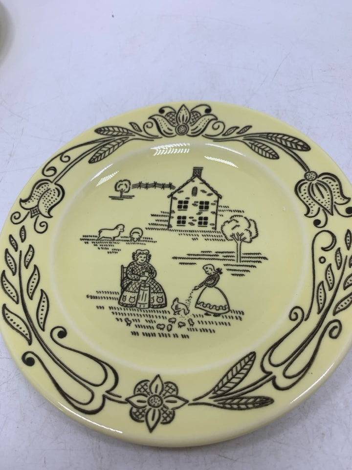 VTG 8PC BUCKS COUNTY CUP + SAUCERS