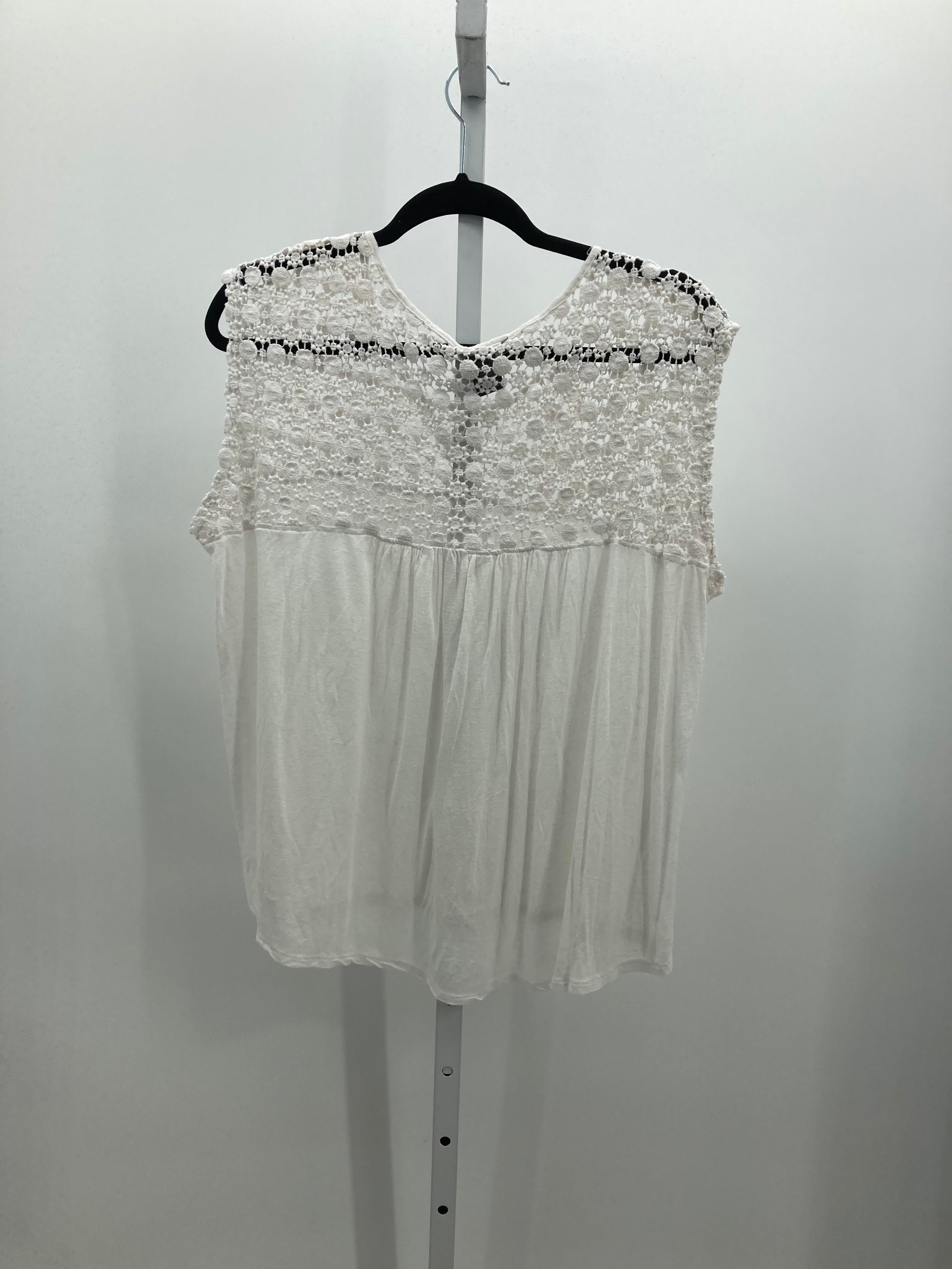 Size 1X Womens Sleeveless Shirt