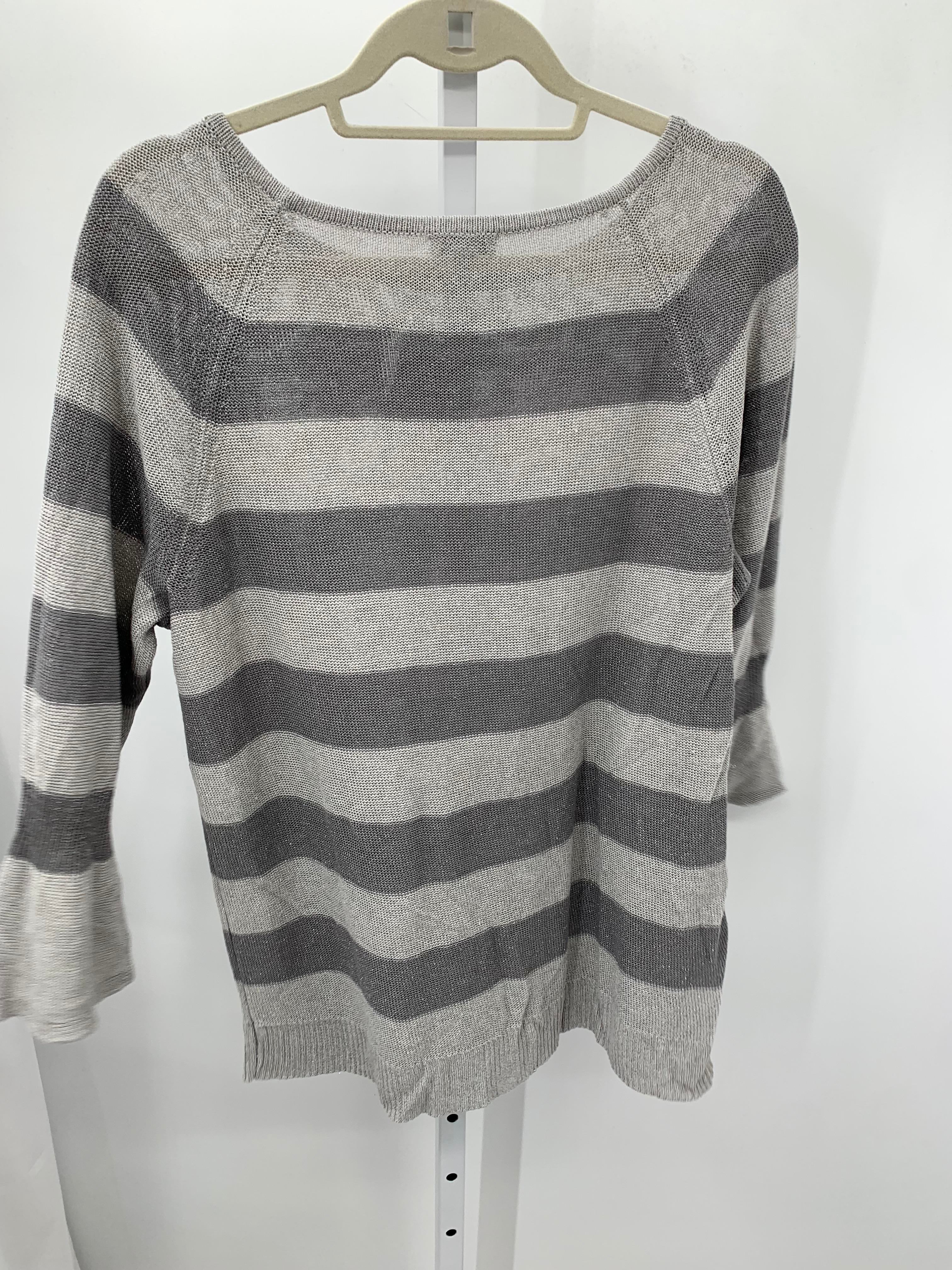 J-Jill Size Large Misses 3/4 Sleeve Sweater