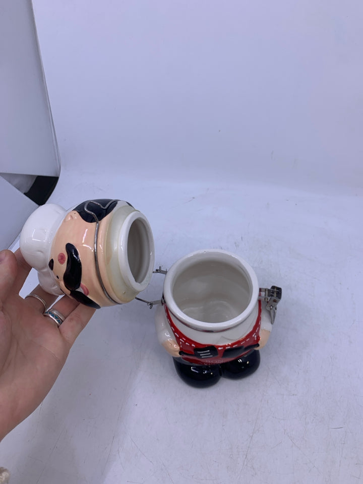 CHEF MAN CERAMIC CANISTER BON APPETIT.