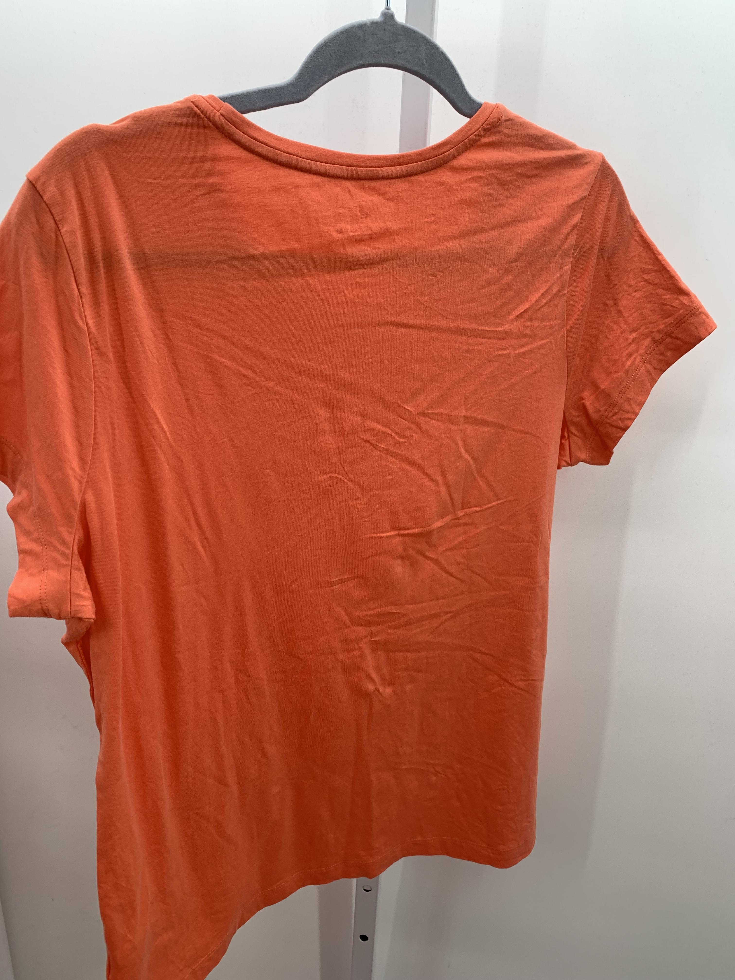 Lands End Size Extra Large Misses Short Sleeve Shirt