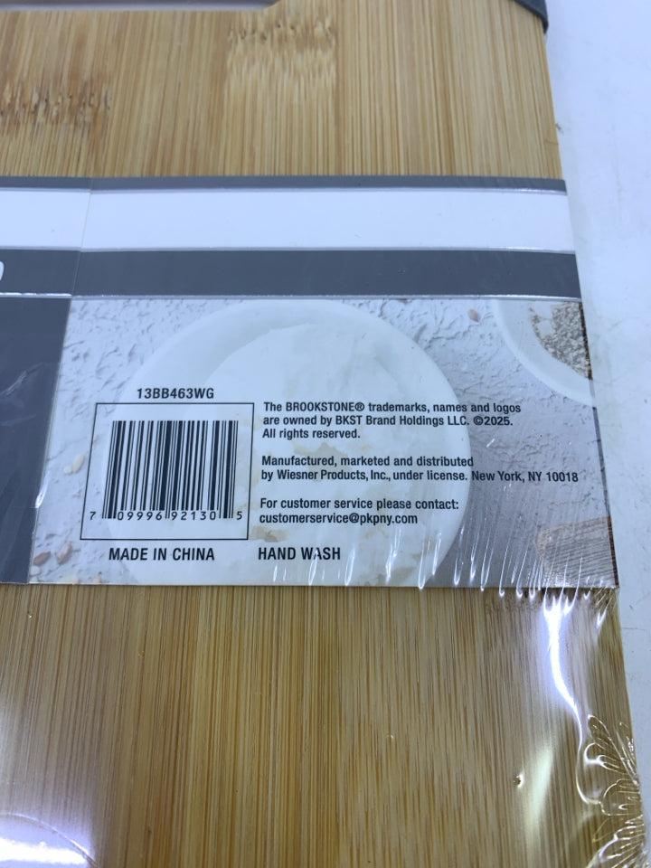 NIP BAMBOO CUTTING BOARD.