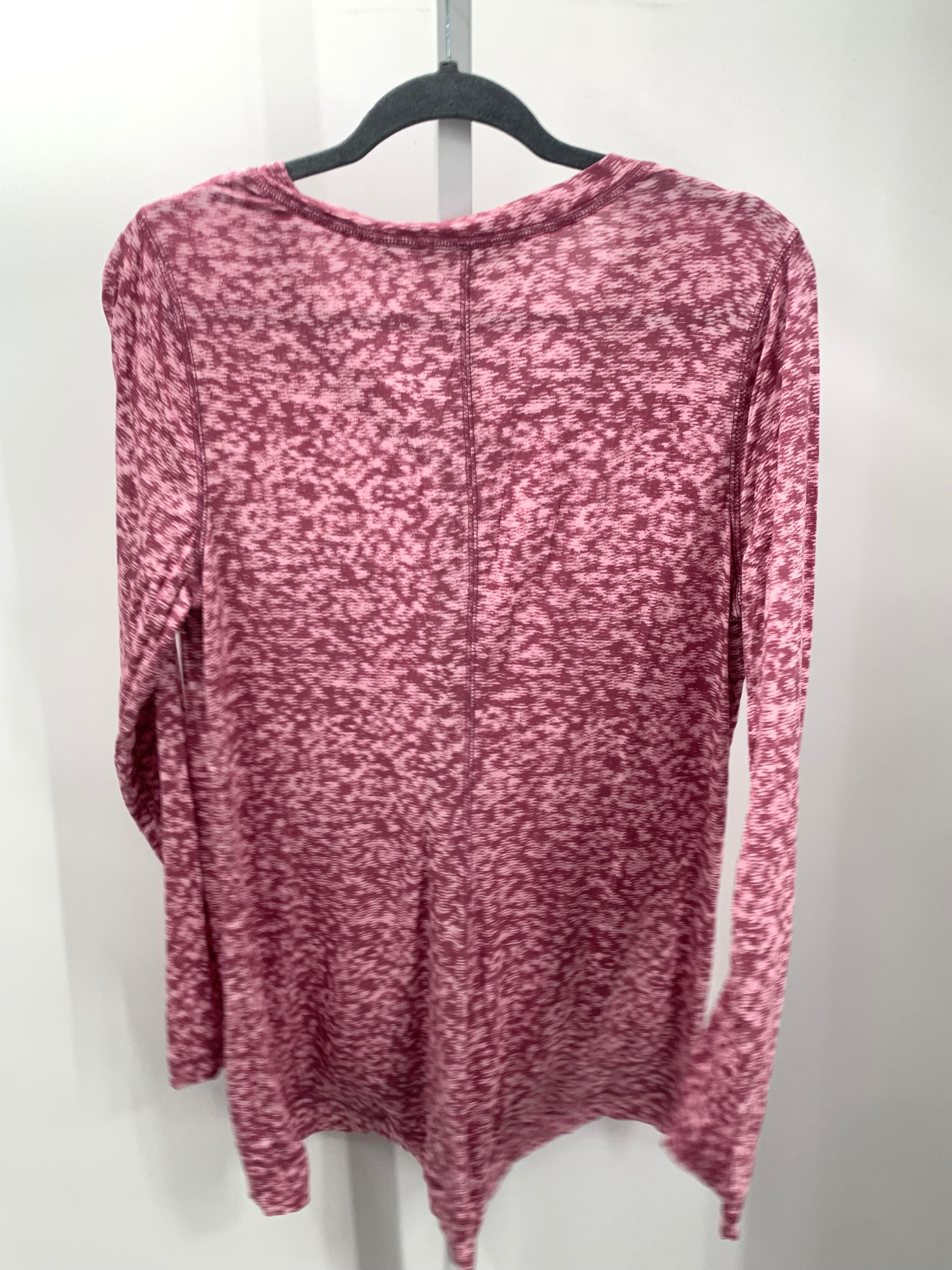 Isaac Mizrahi Size Medium Misses Long Sleeve Shirt