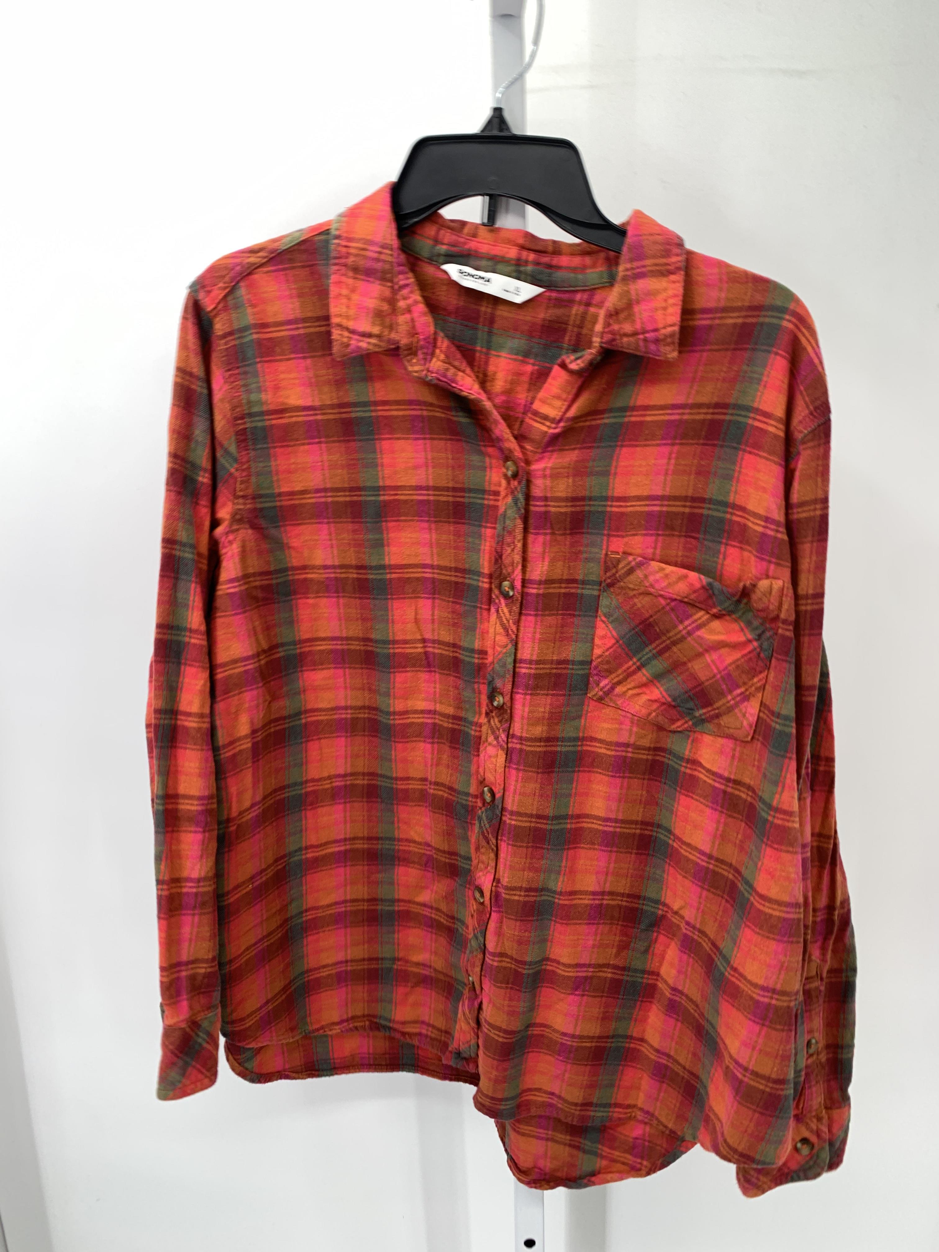 Sonoma Size Extra Large Misses Long Sleeve Shirt