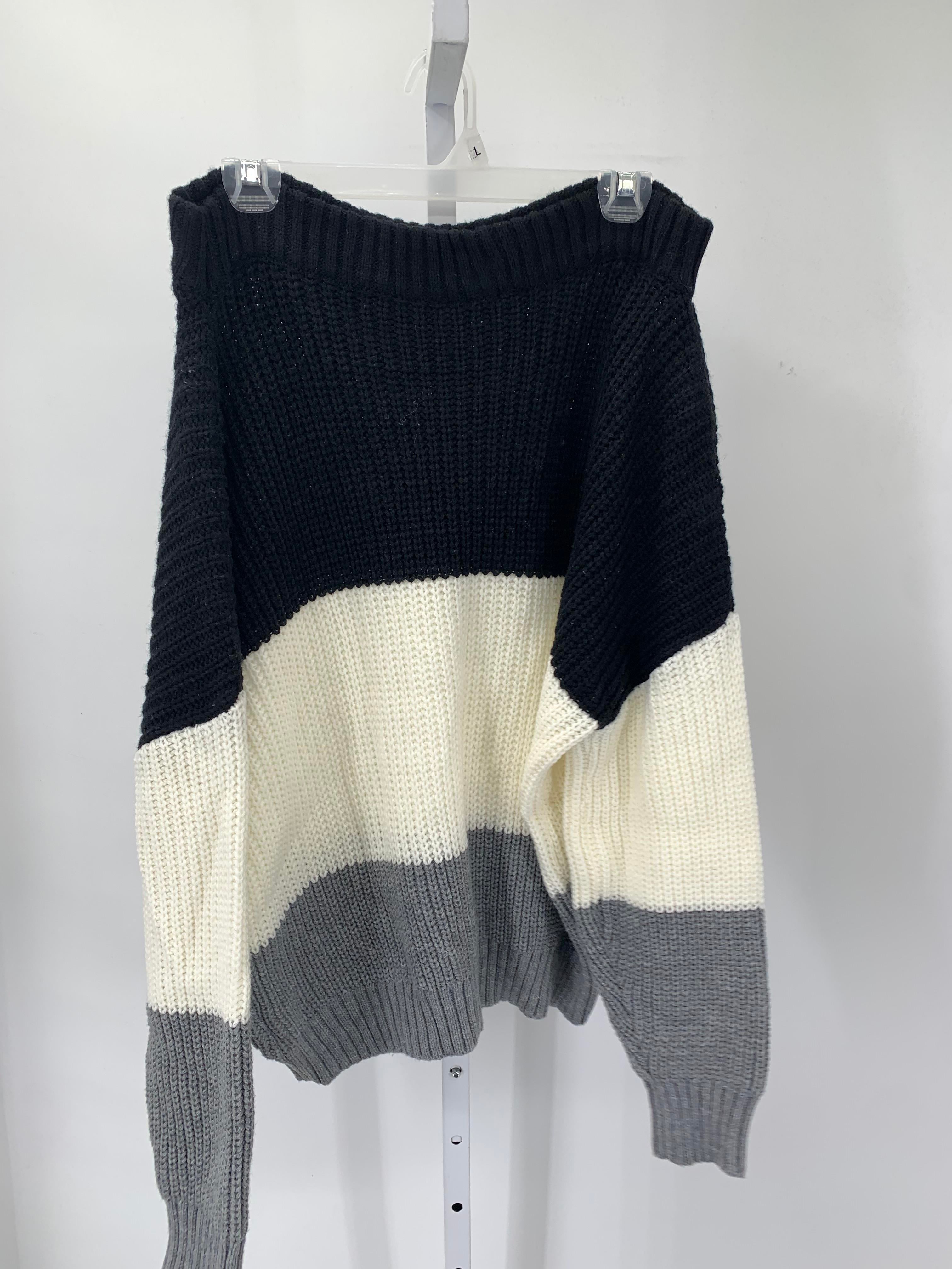 Size Medium Misses Long Slv Sweater