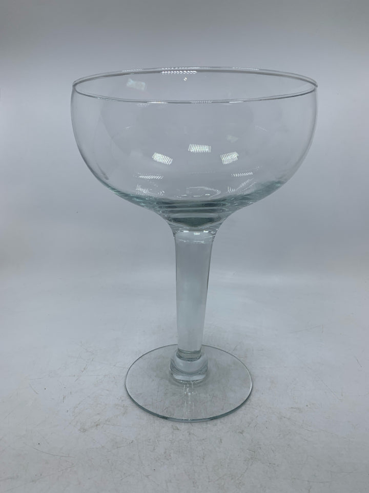 LARGE FOOTED COCKTAIL SERVER.