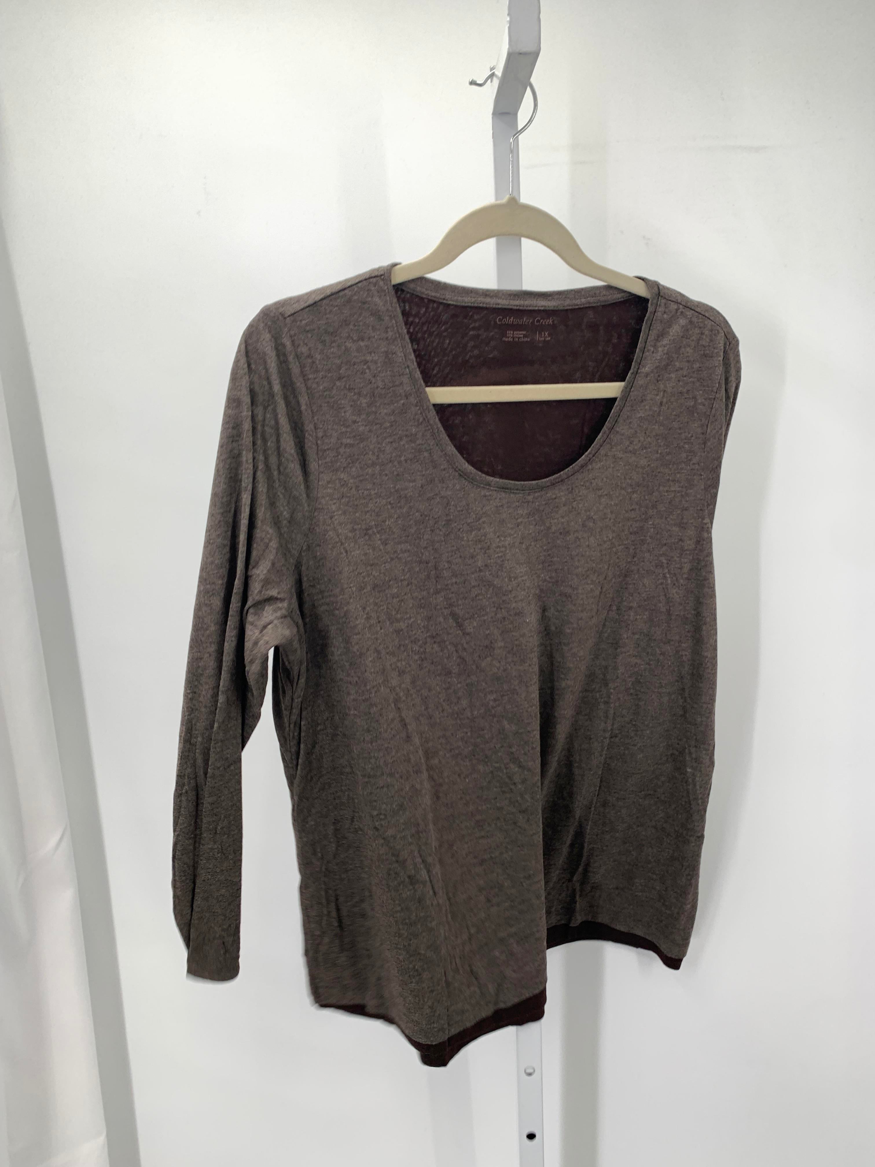 Coldwater Creek Size 1X Womens Long Sleeve Shirt