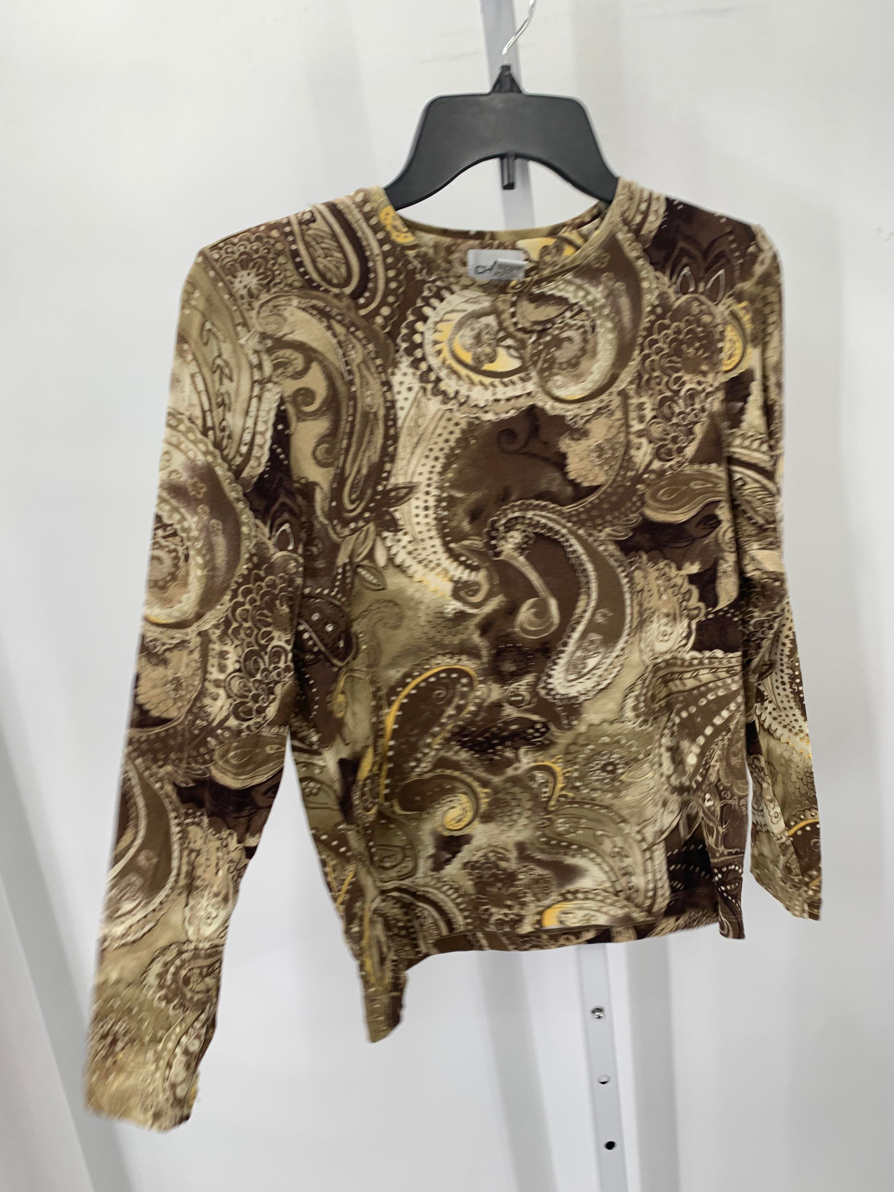 Chico's Size X Small Misses Long Sleeve Shirt