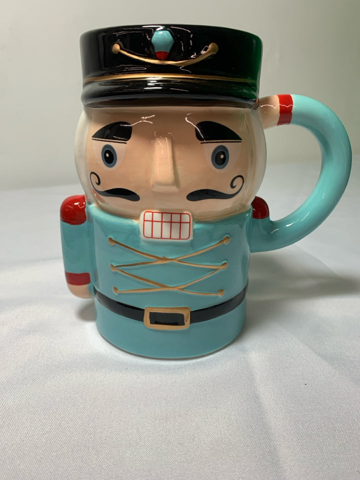 BLUE NUTCRACKER MUG.