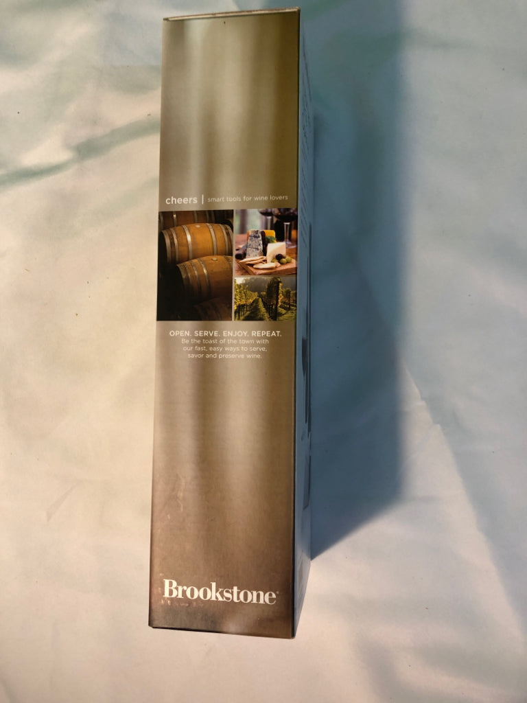 NIB BROOKSTONE AUTOMATIC WINE OPENER.