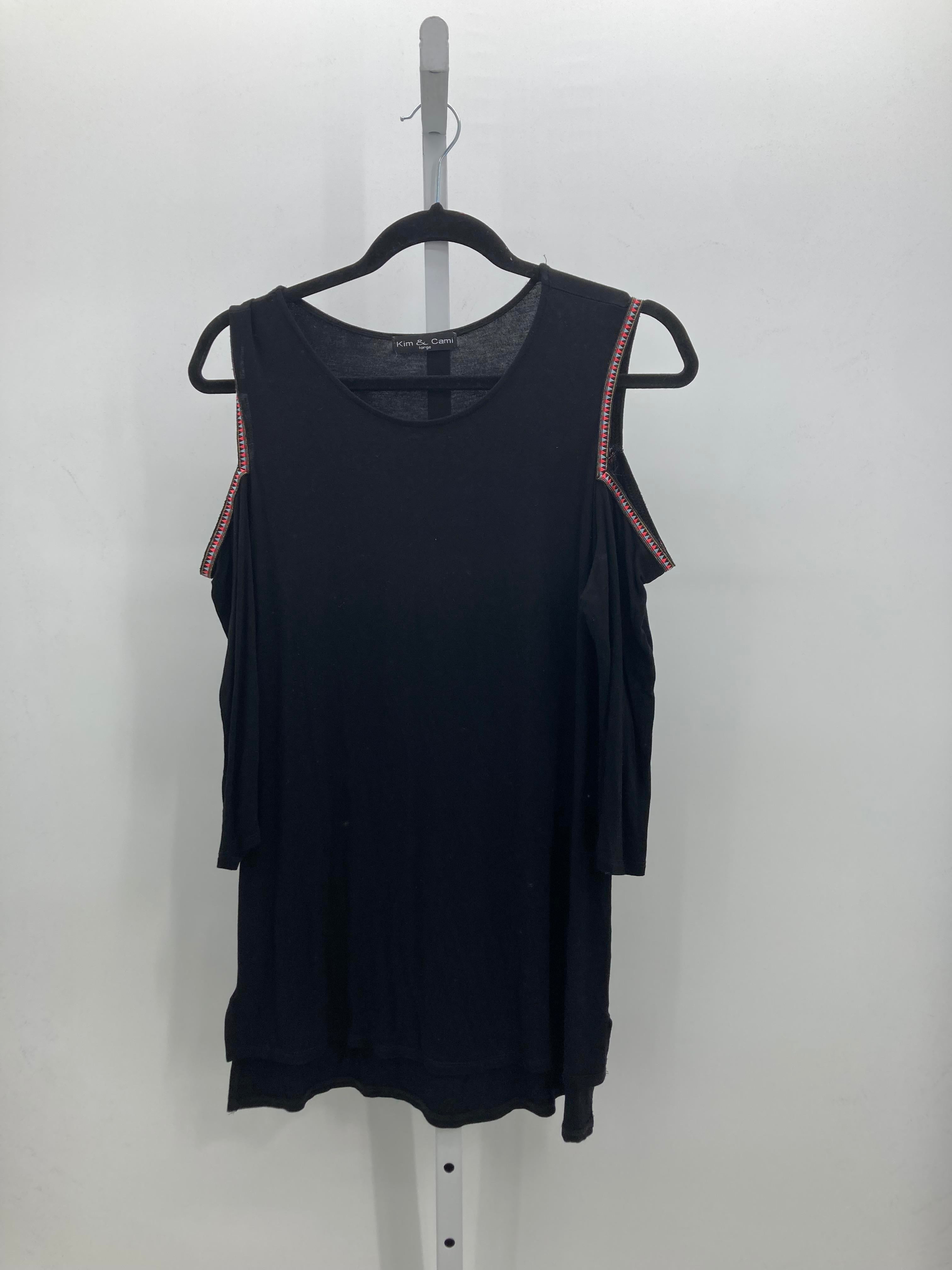Kim & Cami Size Large Misses 3/4 Sleeve Shirt