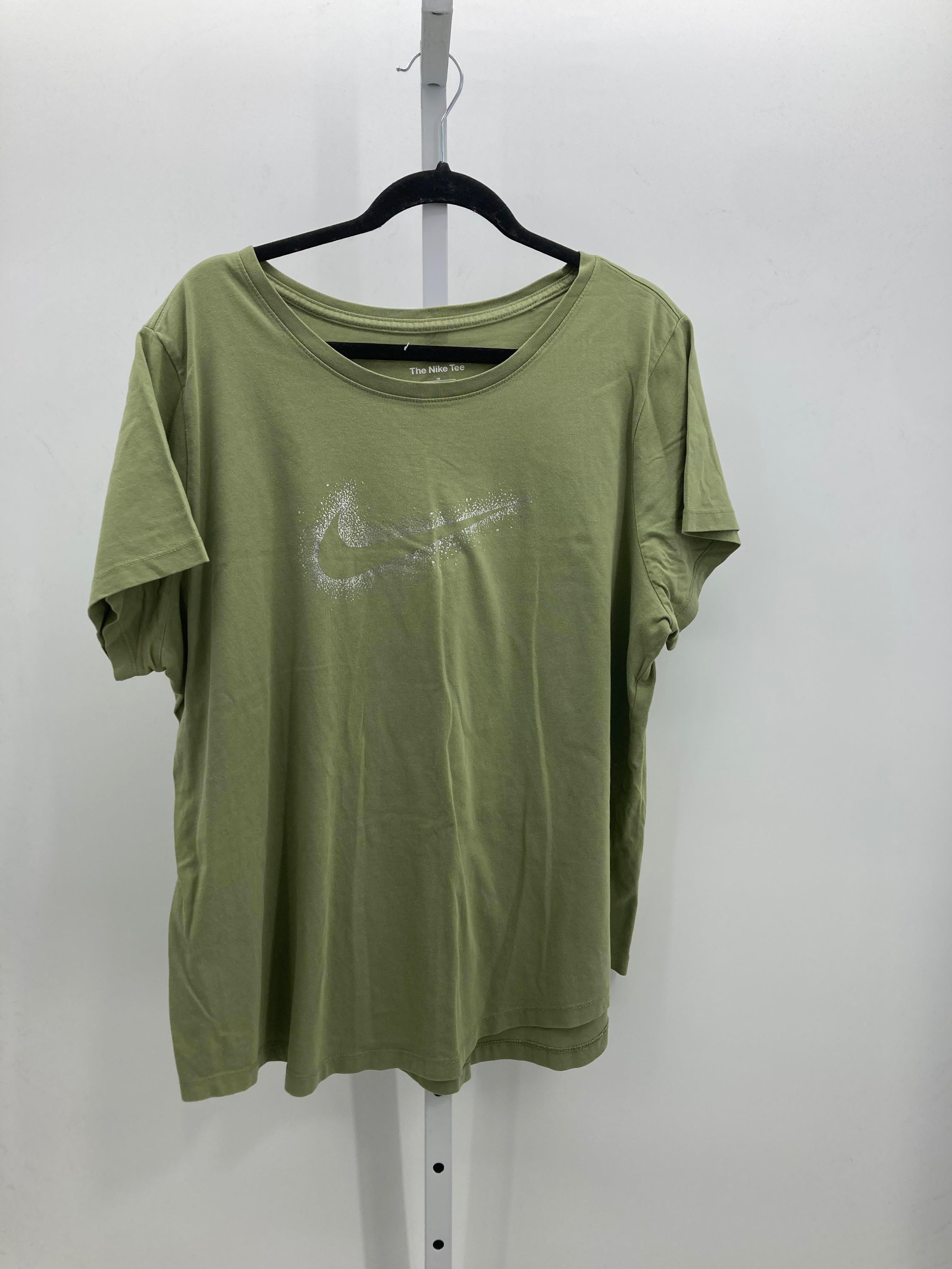 Nike Size 1X Womens Short Sleeve Shirt