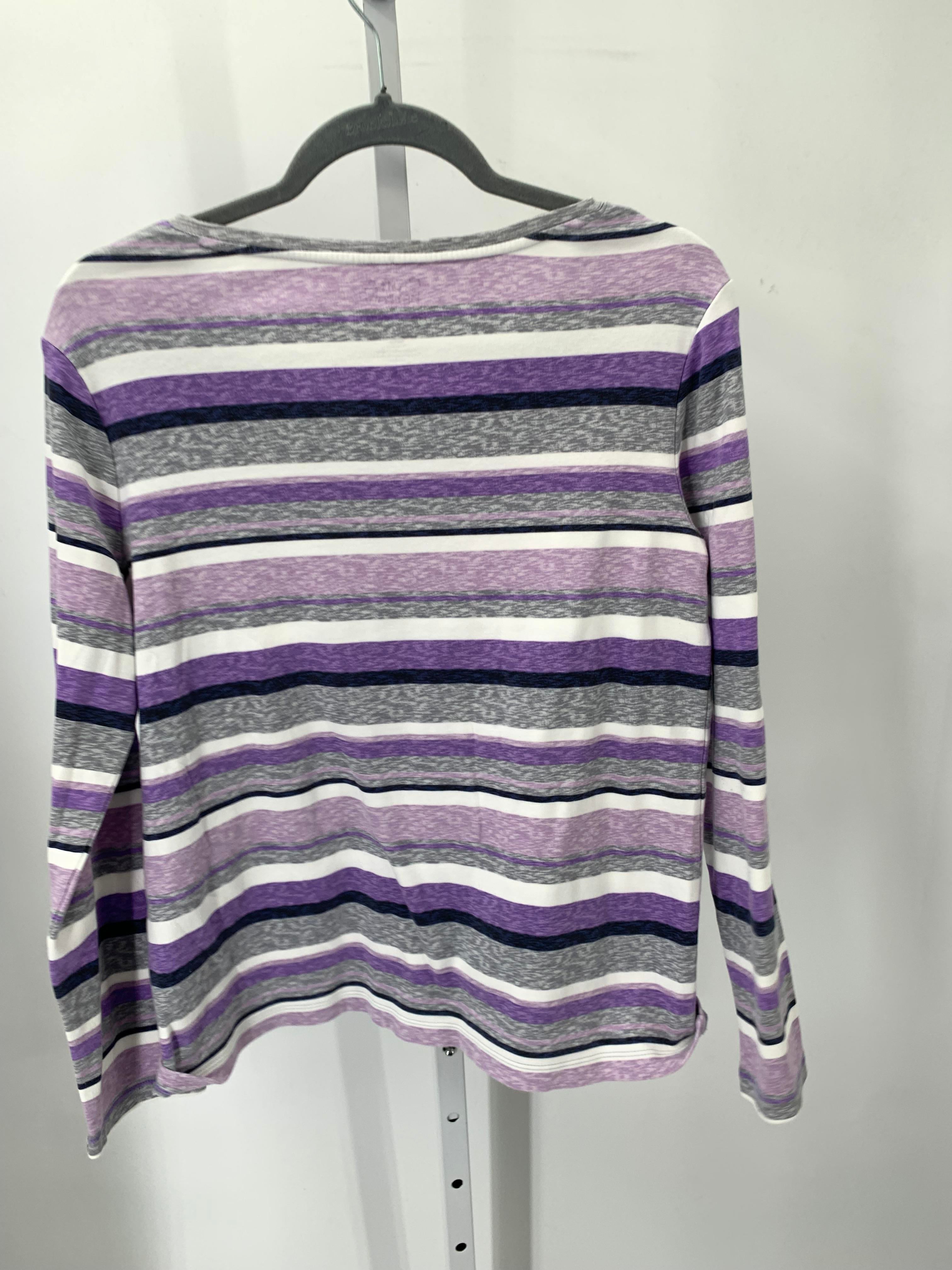 Croft & Barrow Size Medium Misses Long Sleeve Shirt