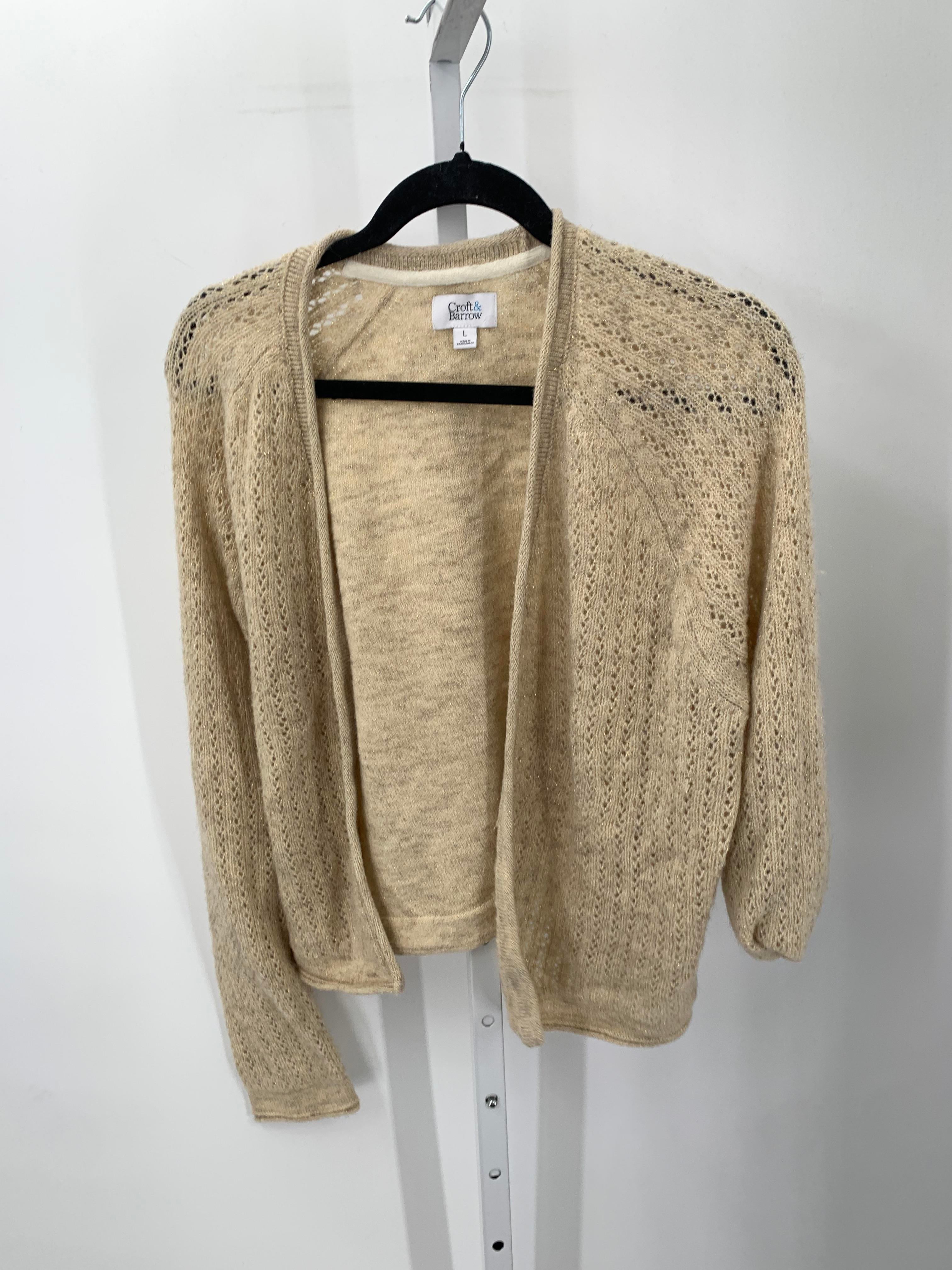 Croft & Barrow Size Large Misses Cardigan