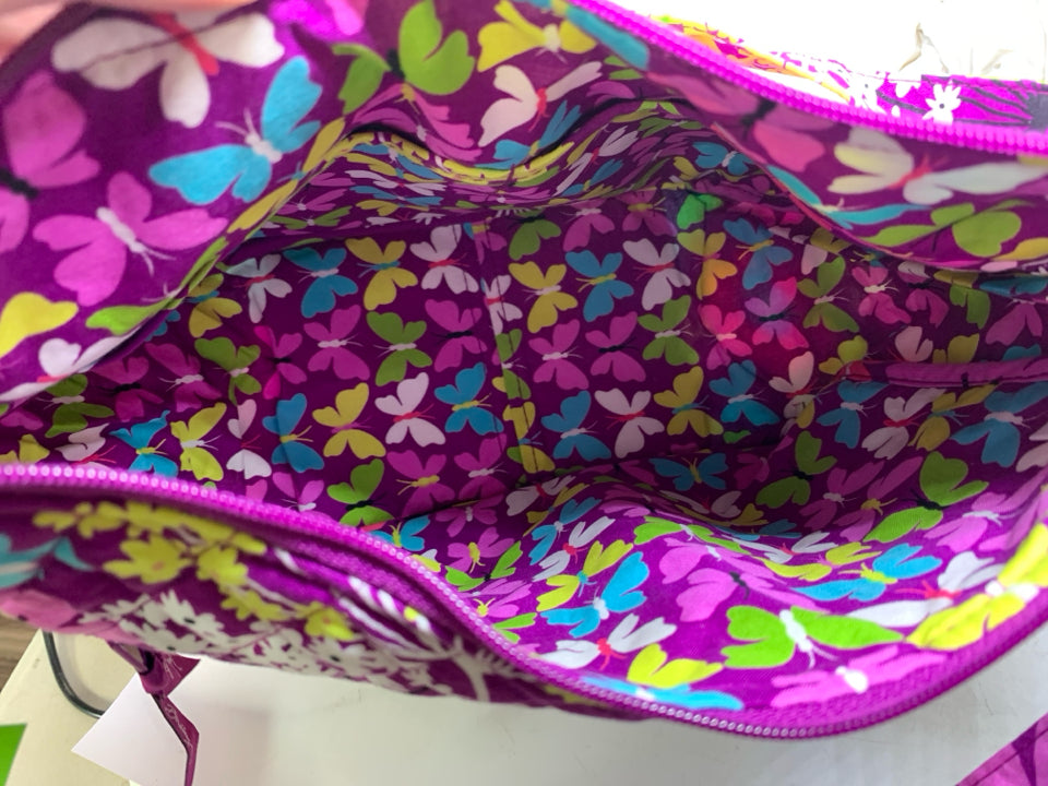 Vera Bradley Carryall Crossbody in Flutterby- New With Tags