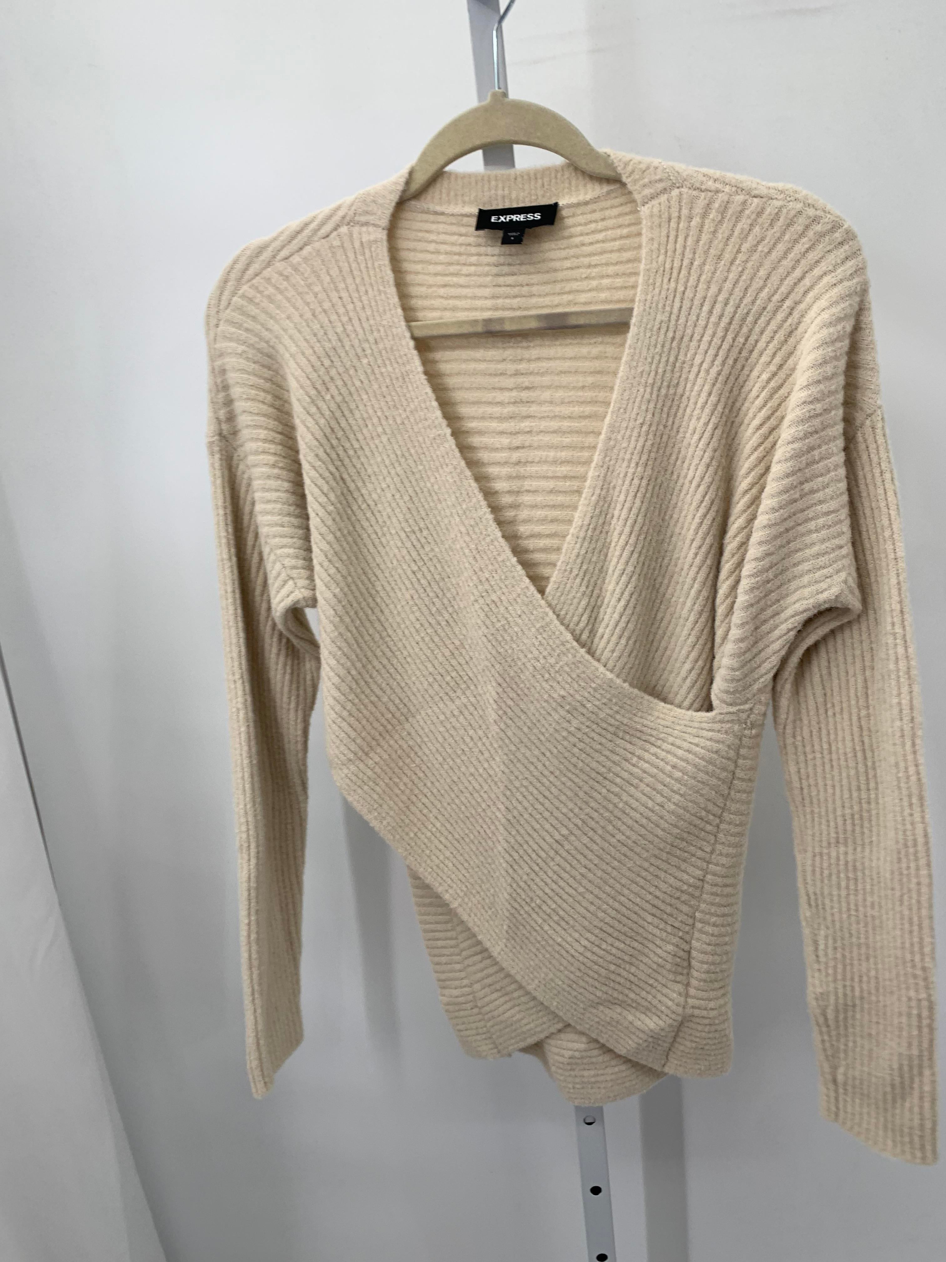 Express Size Small Misses Long Slv Sweater