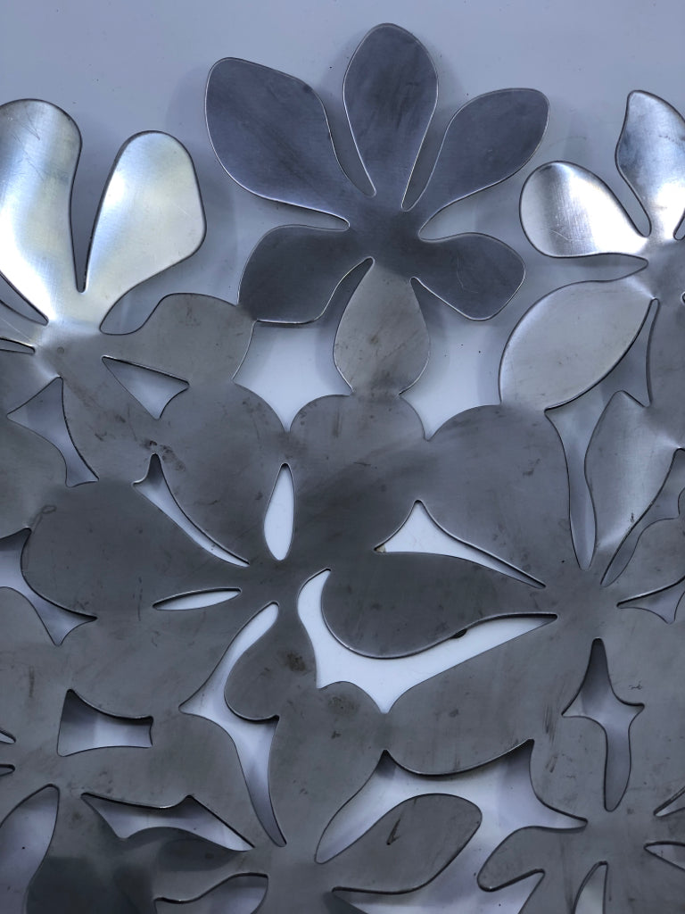 HEAVY METAL FLOWERS FRUIT BOWL IKEA.