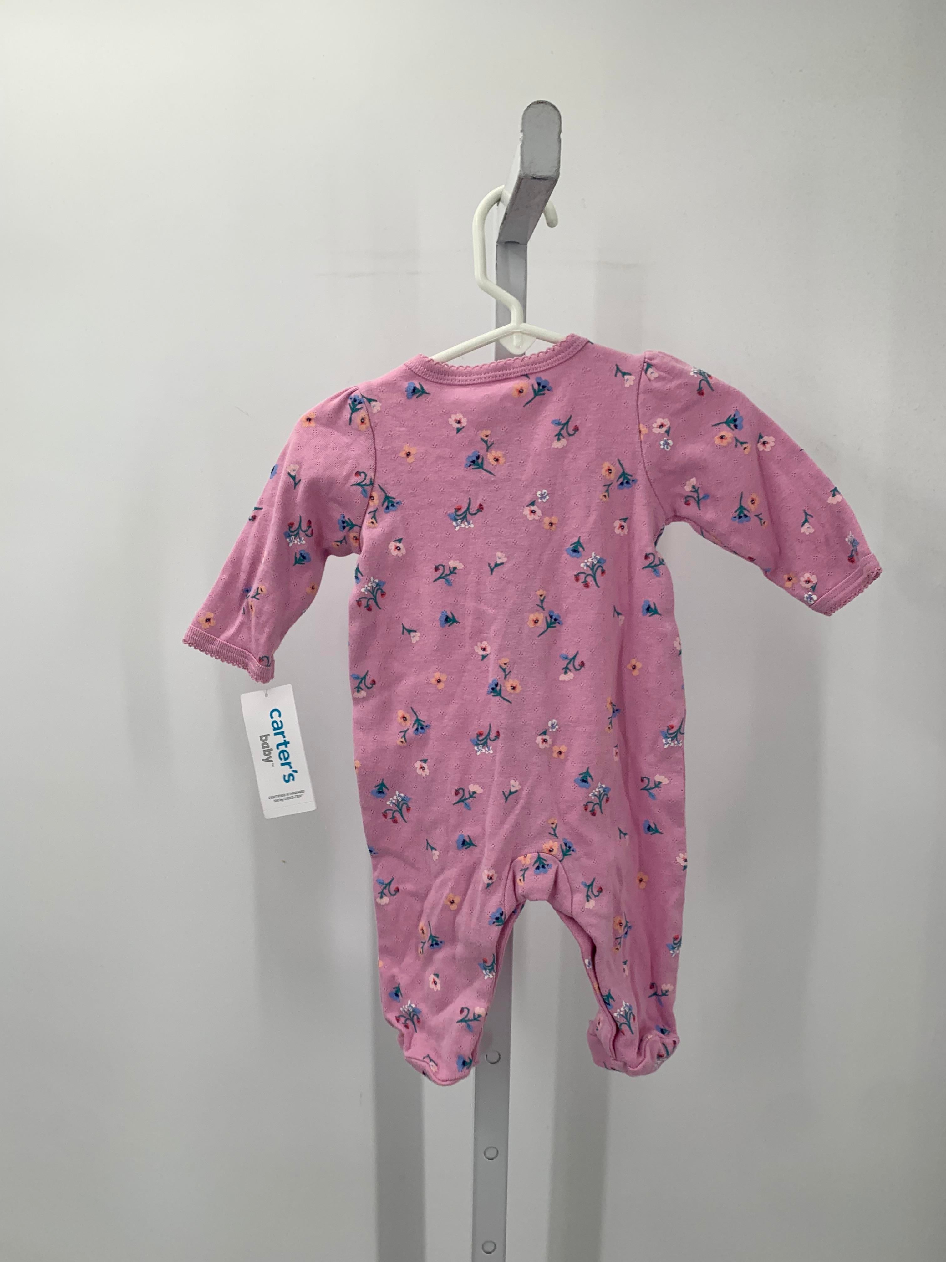 Carters Size 3 Months Girls Long Slv. Romper