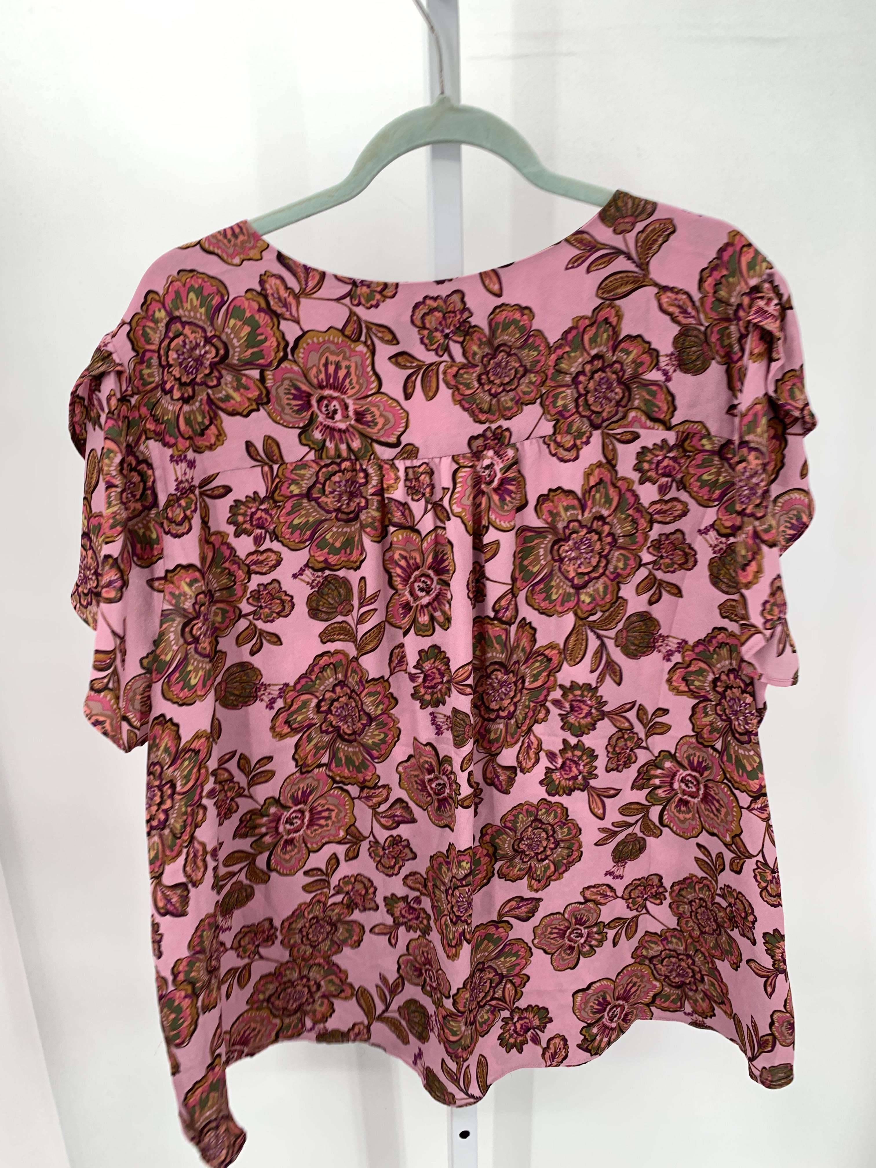 Premise Size 3X Womens Short Sleeve Shirt