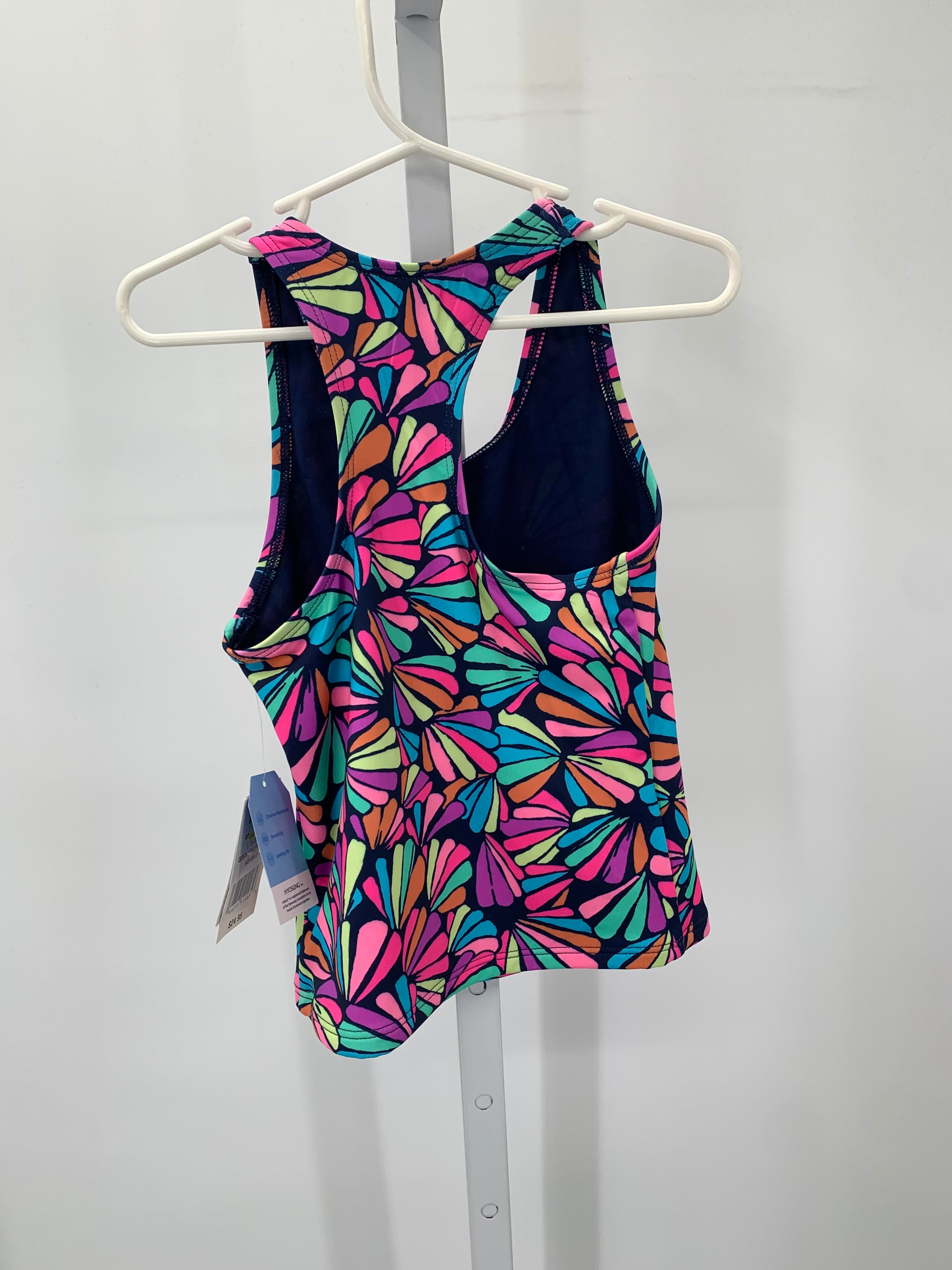 Lands End Size 4-5 Girls Swim Shirt