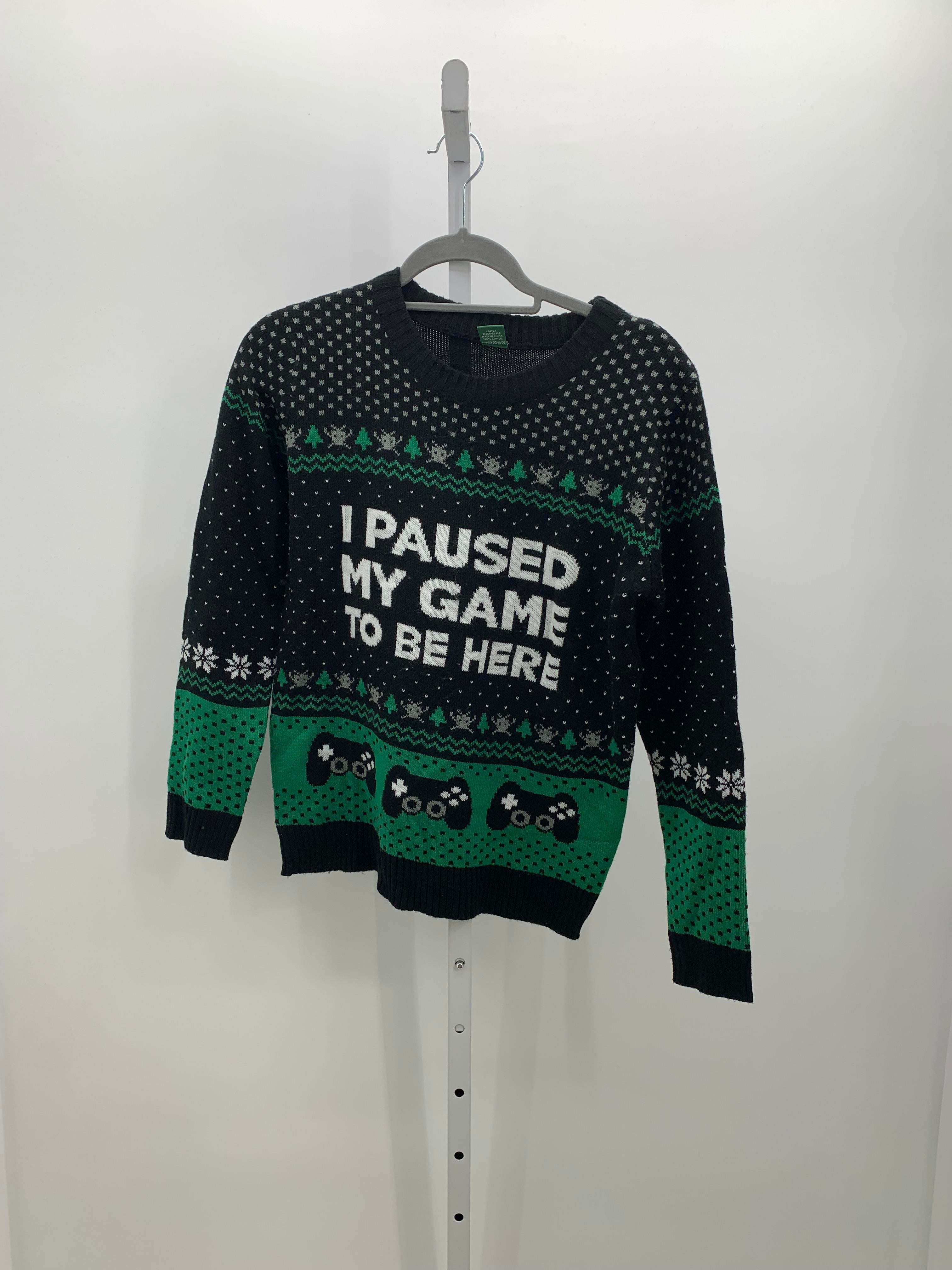 LONG SLV SWEATER I PAUSED MY GAME.
