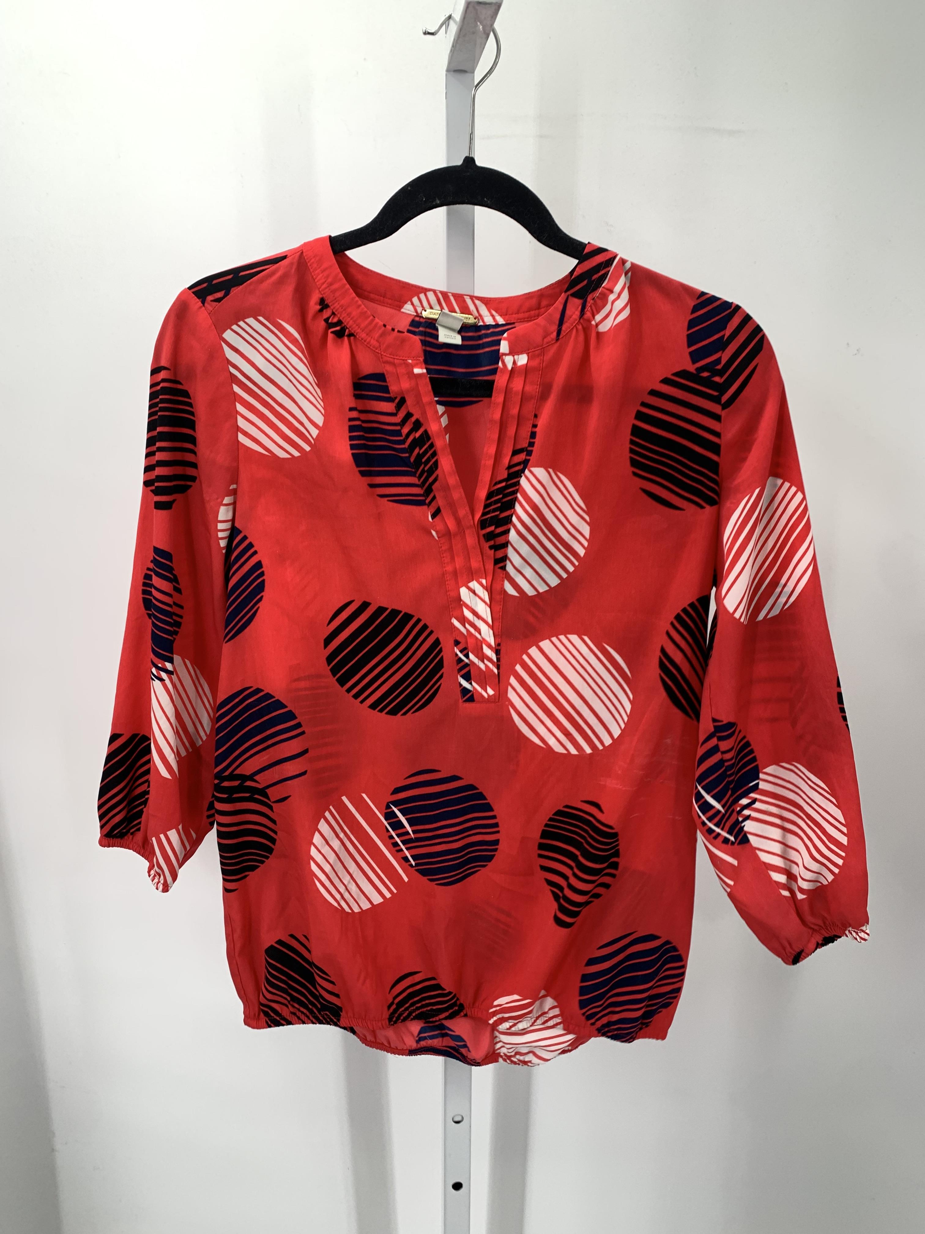 Dana Buchman Size Small Misses 3/4 Sleeve Shirt