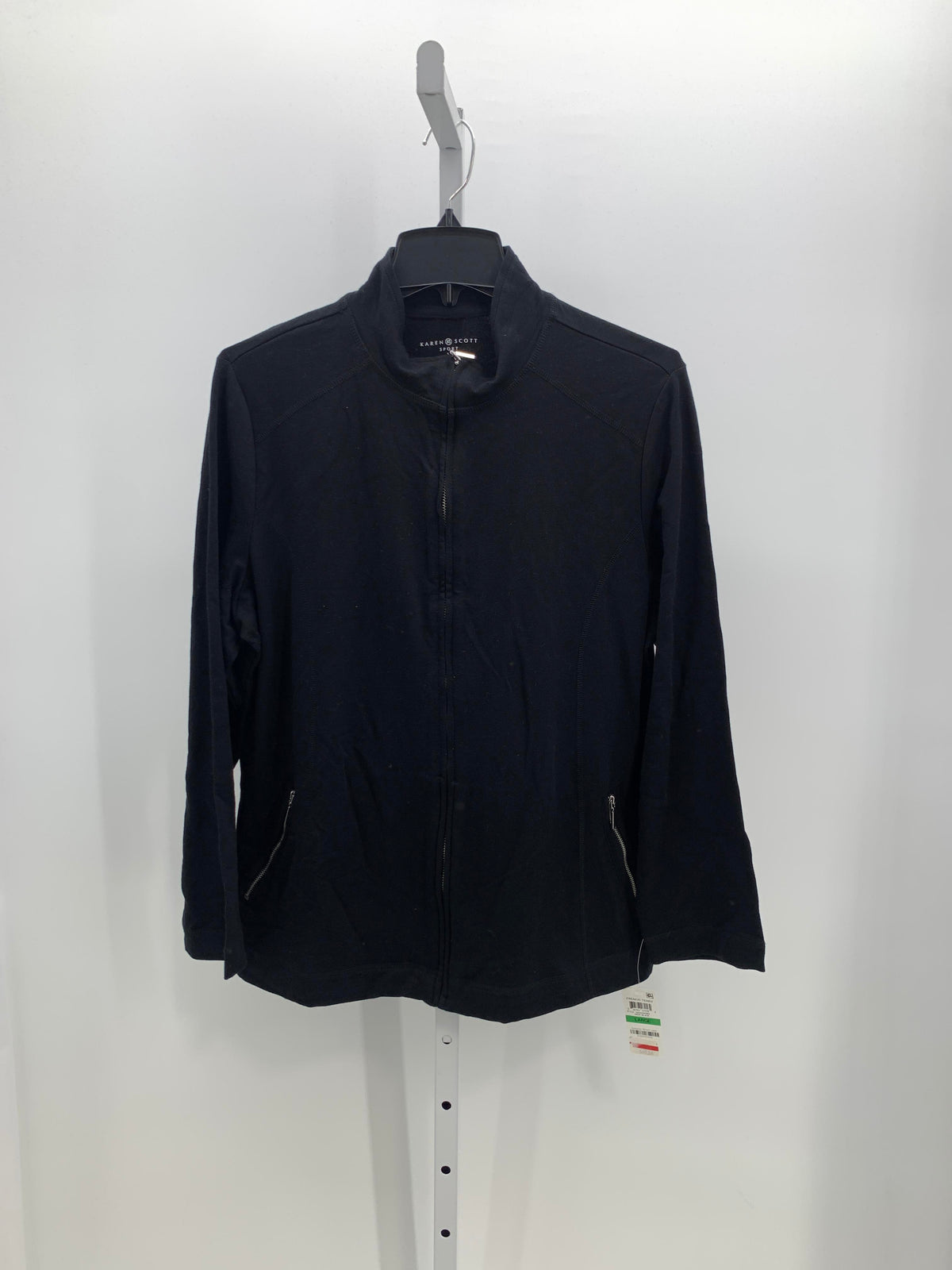 Karen Scott Size Large Misses Sweat Jacket
