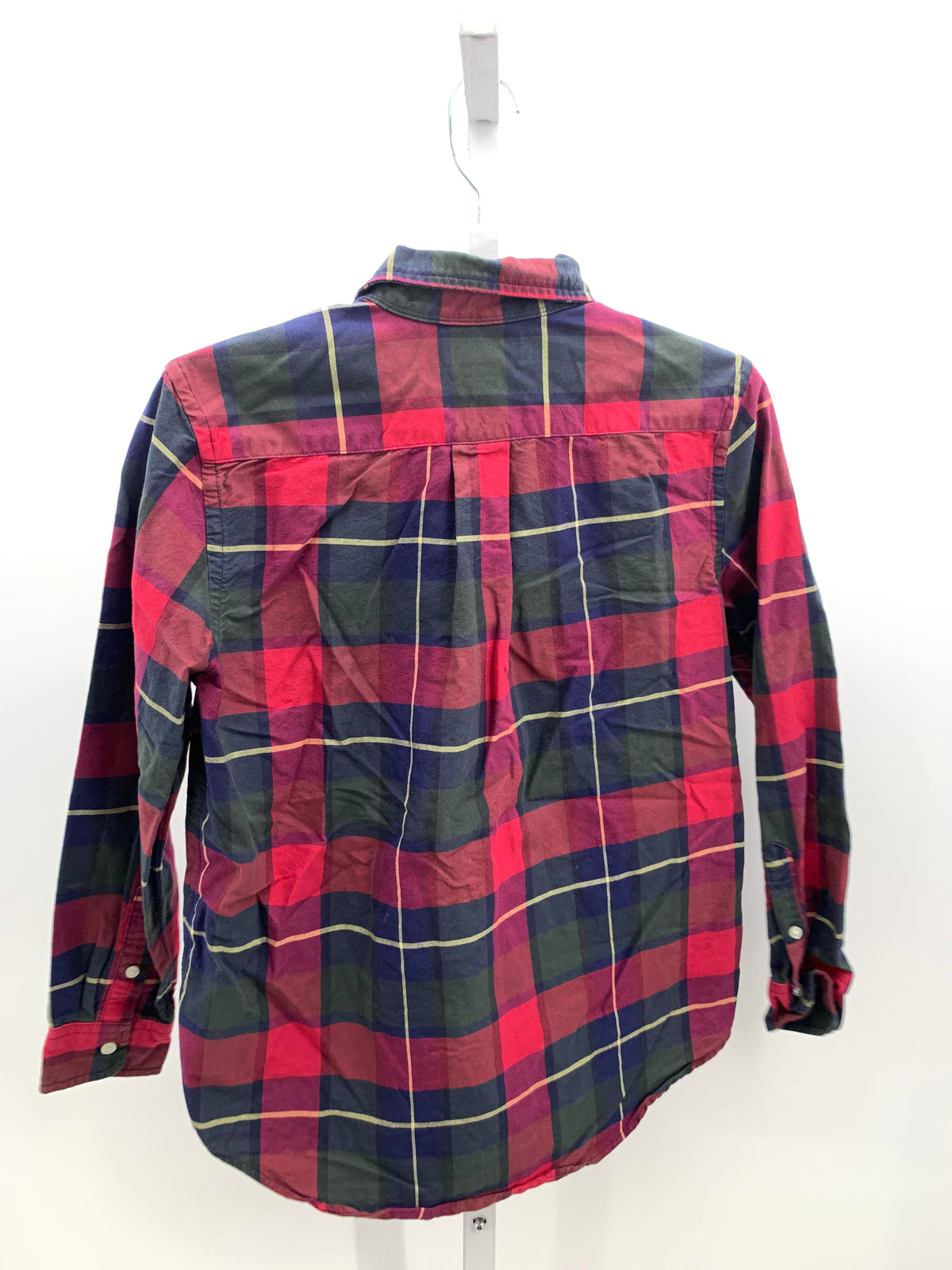 PLAID BTN DOWN
