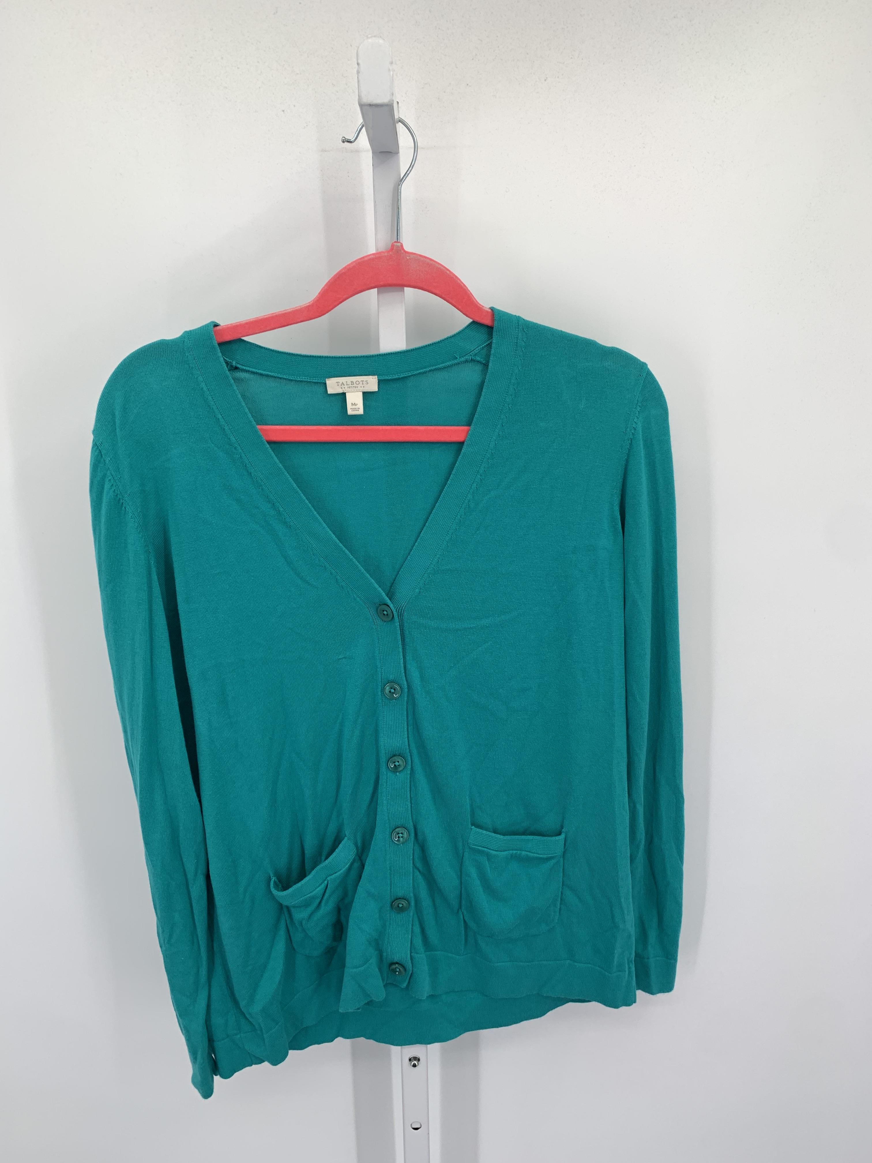 Talbots Size Medium Petite Petite Long Slv Sweater