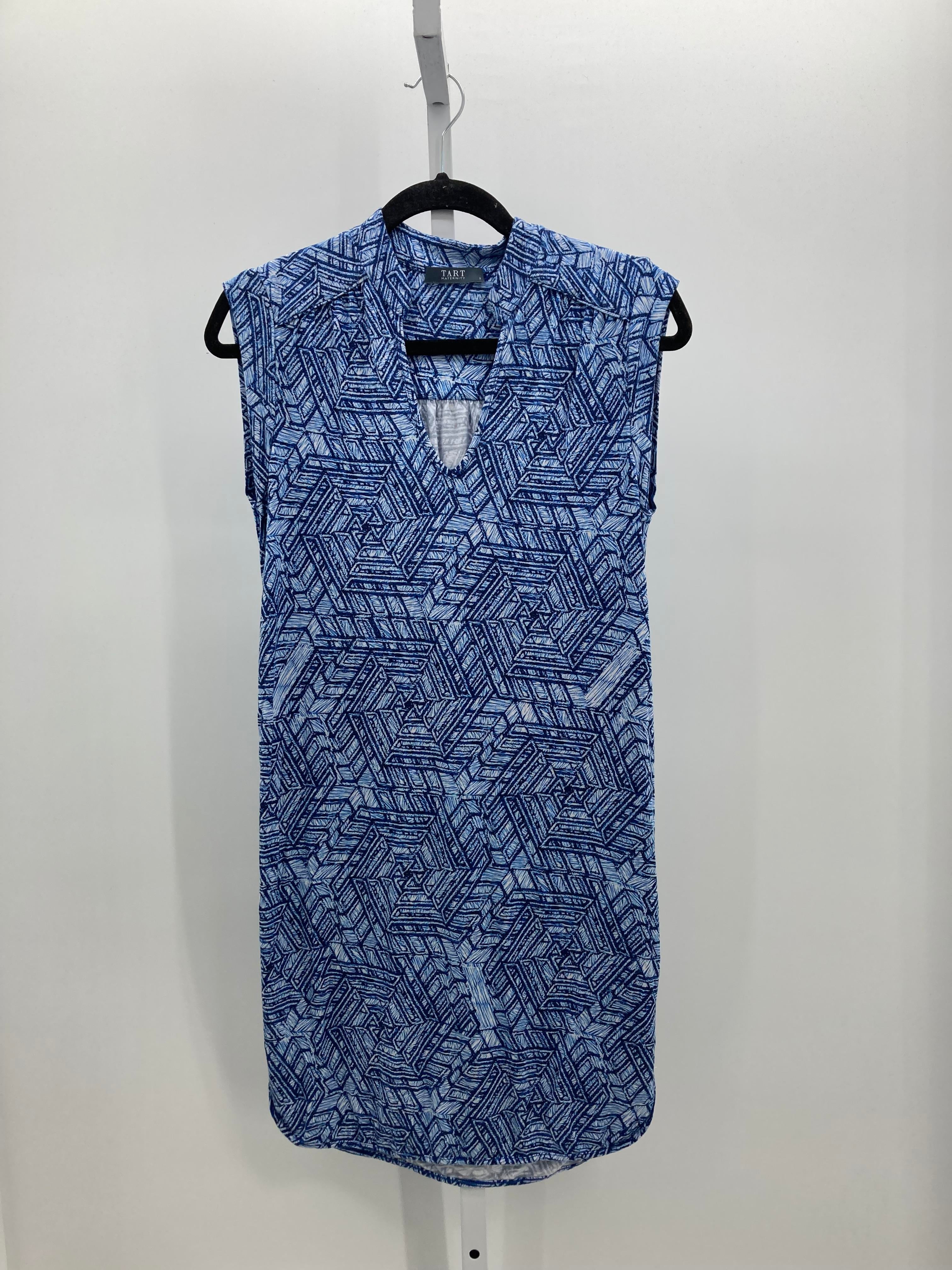 Tart Blue Size Small Maternity Sleeveless Dress
