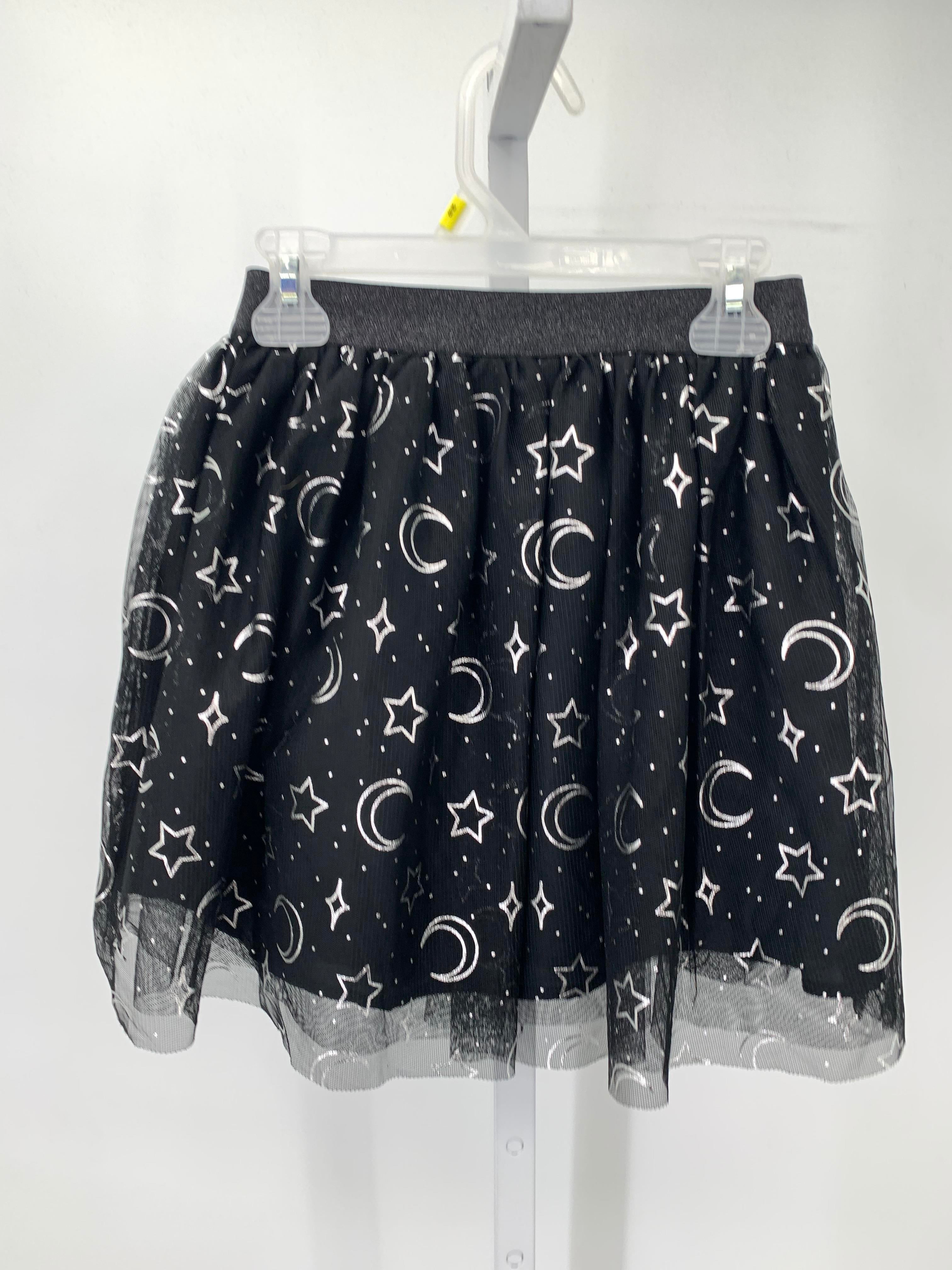 SKIRT SILVER STARS AND MOONS