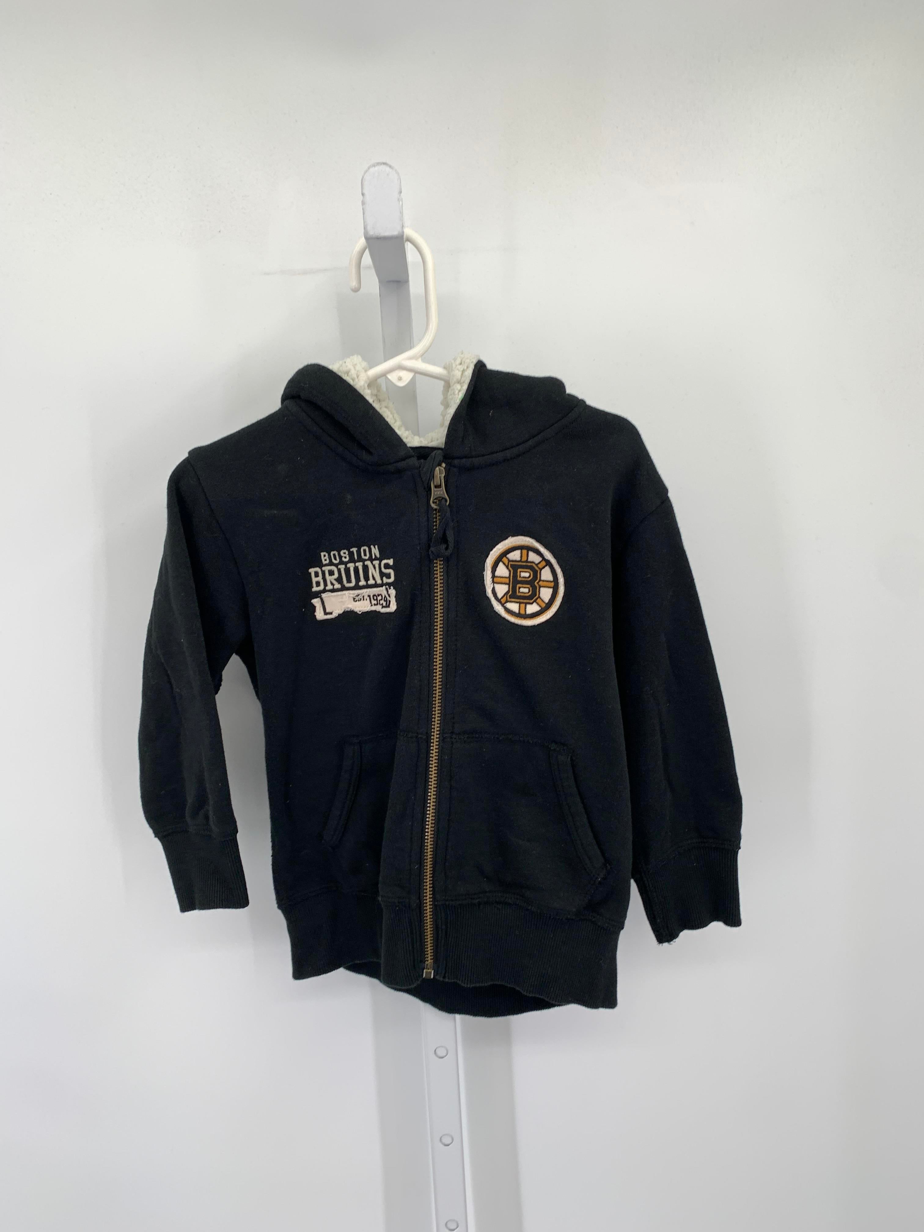 BOSTON BRUINS HOODED ZIP KNIT