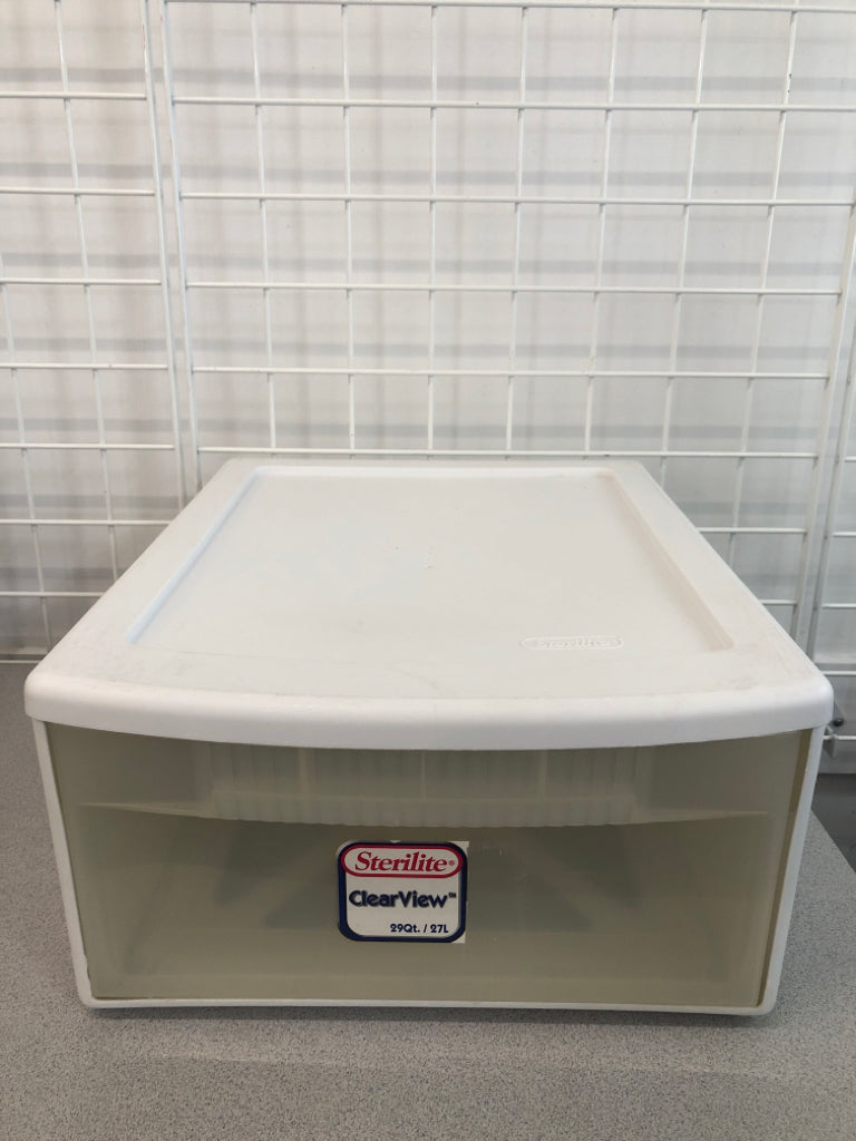 STERILITE CLEARVIEW STACKING DRAWER.