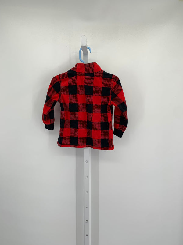 BLACK CHECKERED FLEECE