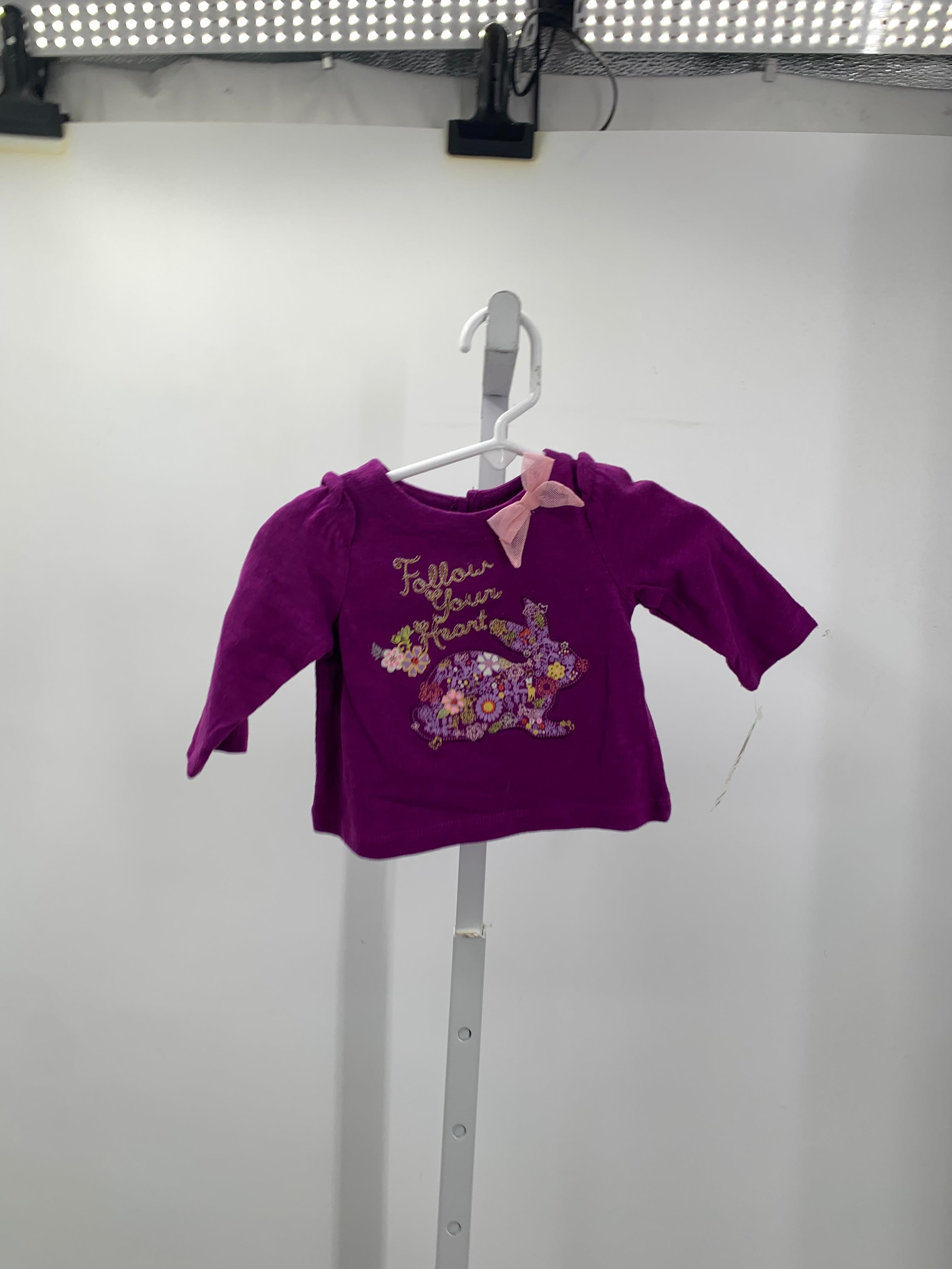 Route 66 Size 0-3 months Girls Long Sleeve Shirt