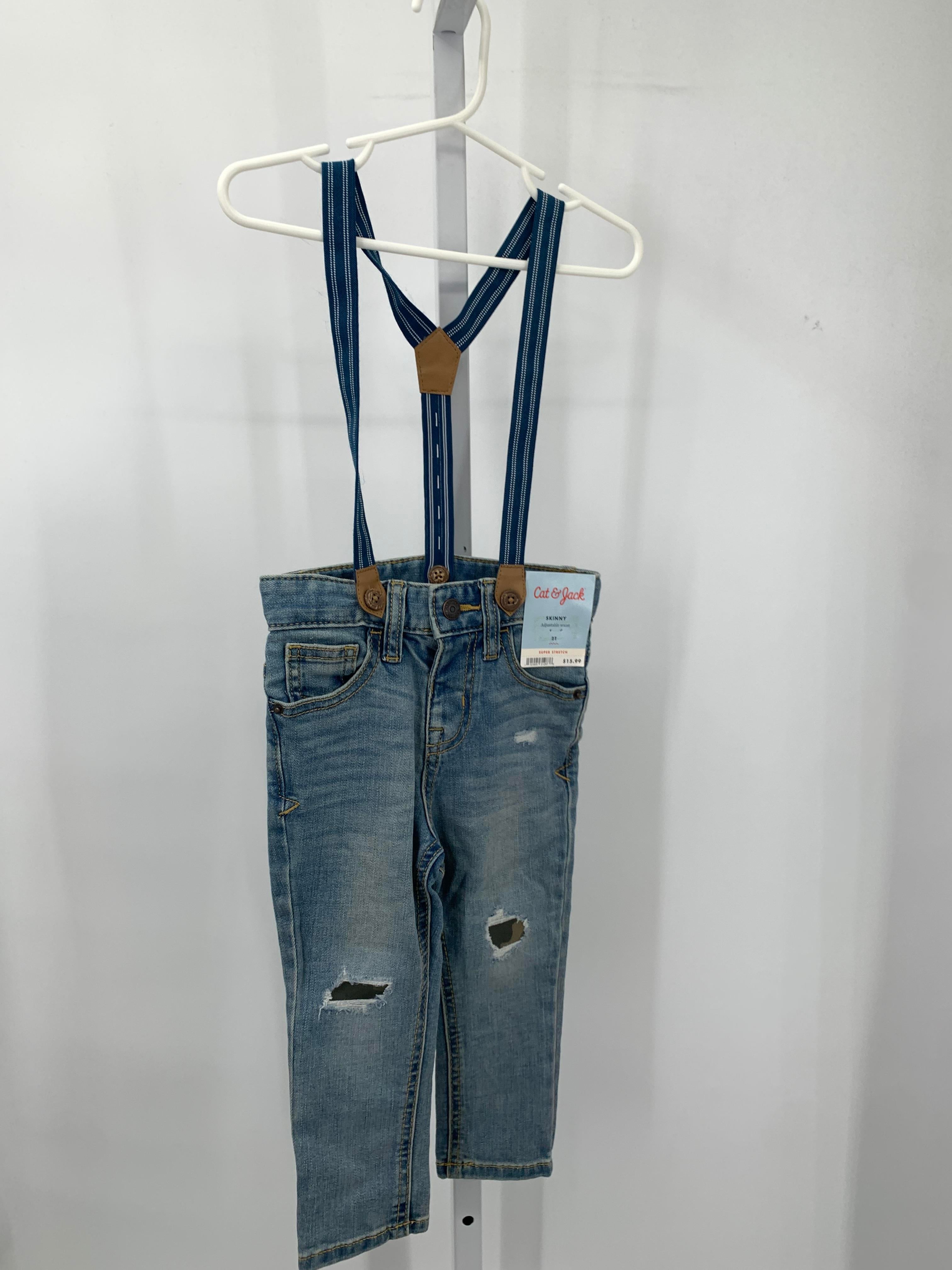 NEW ADJ WAIST SKINNY SUSPENDERS