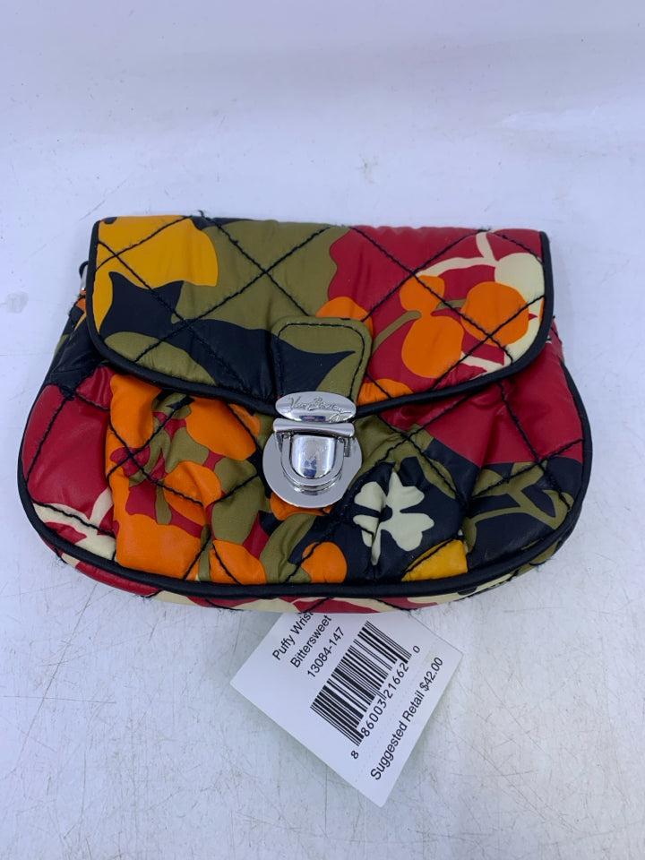 Vera Bradley Puffy Wristlet in Bittersweet- New With Tags