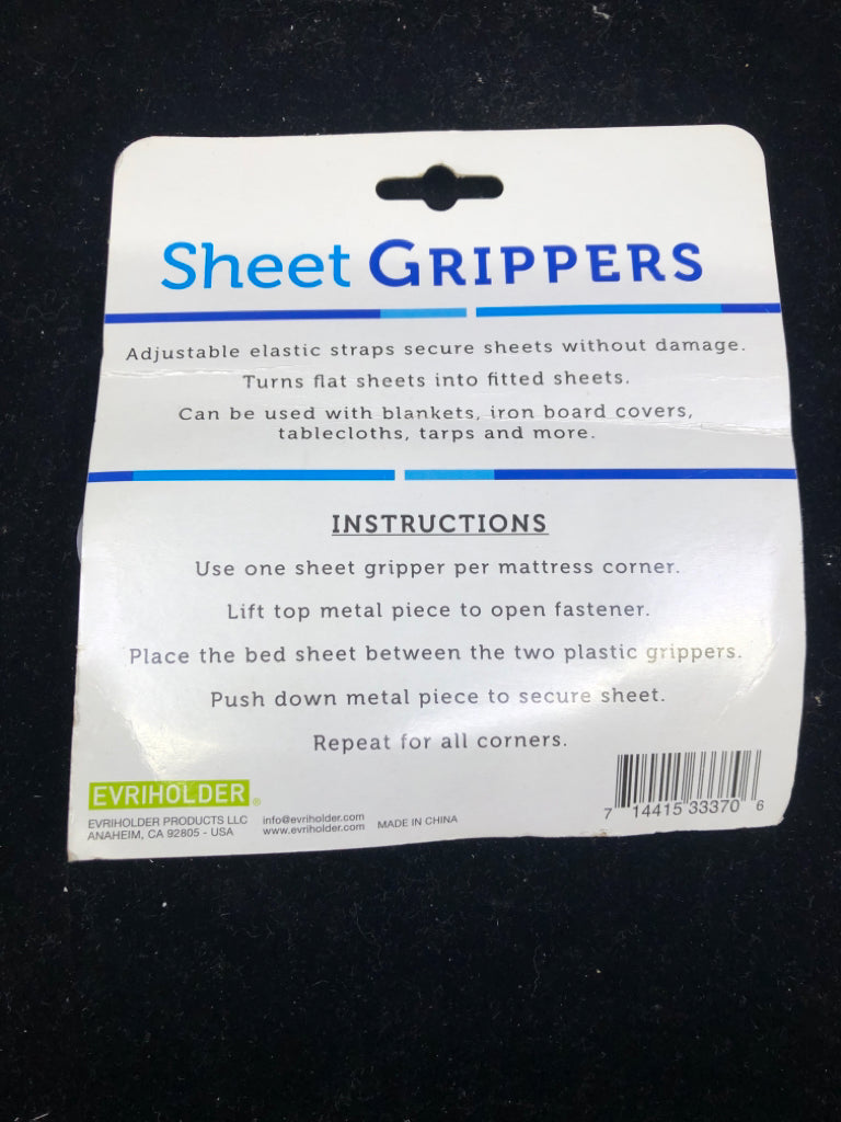 NIP SHEET GRIPPERS.