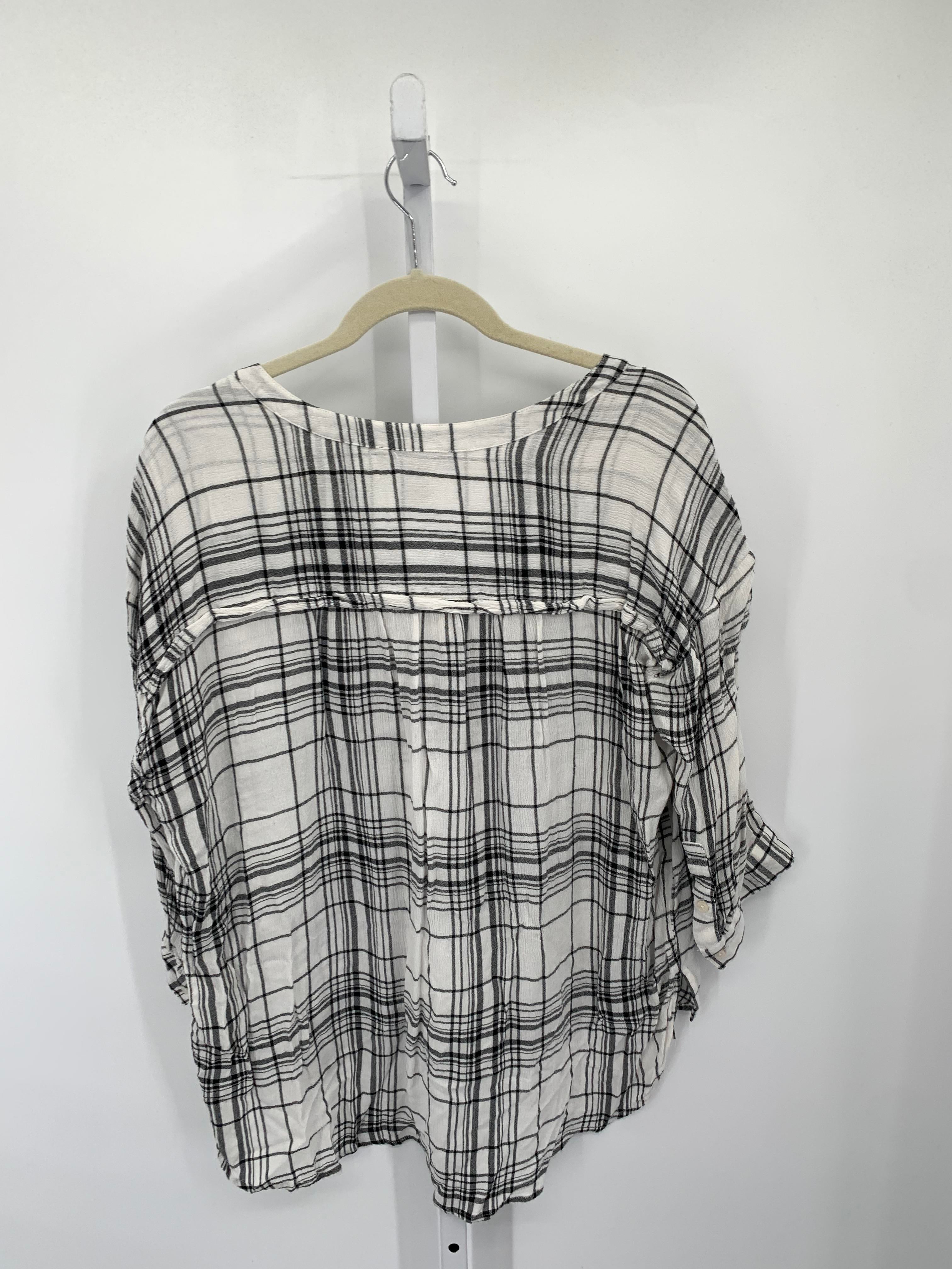 Nine West Size Extra Large Misses 3/4 Sleeve Shirt