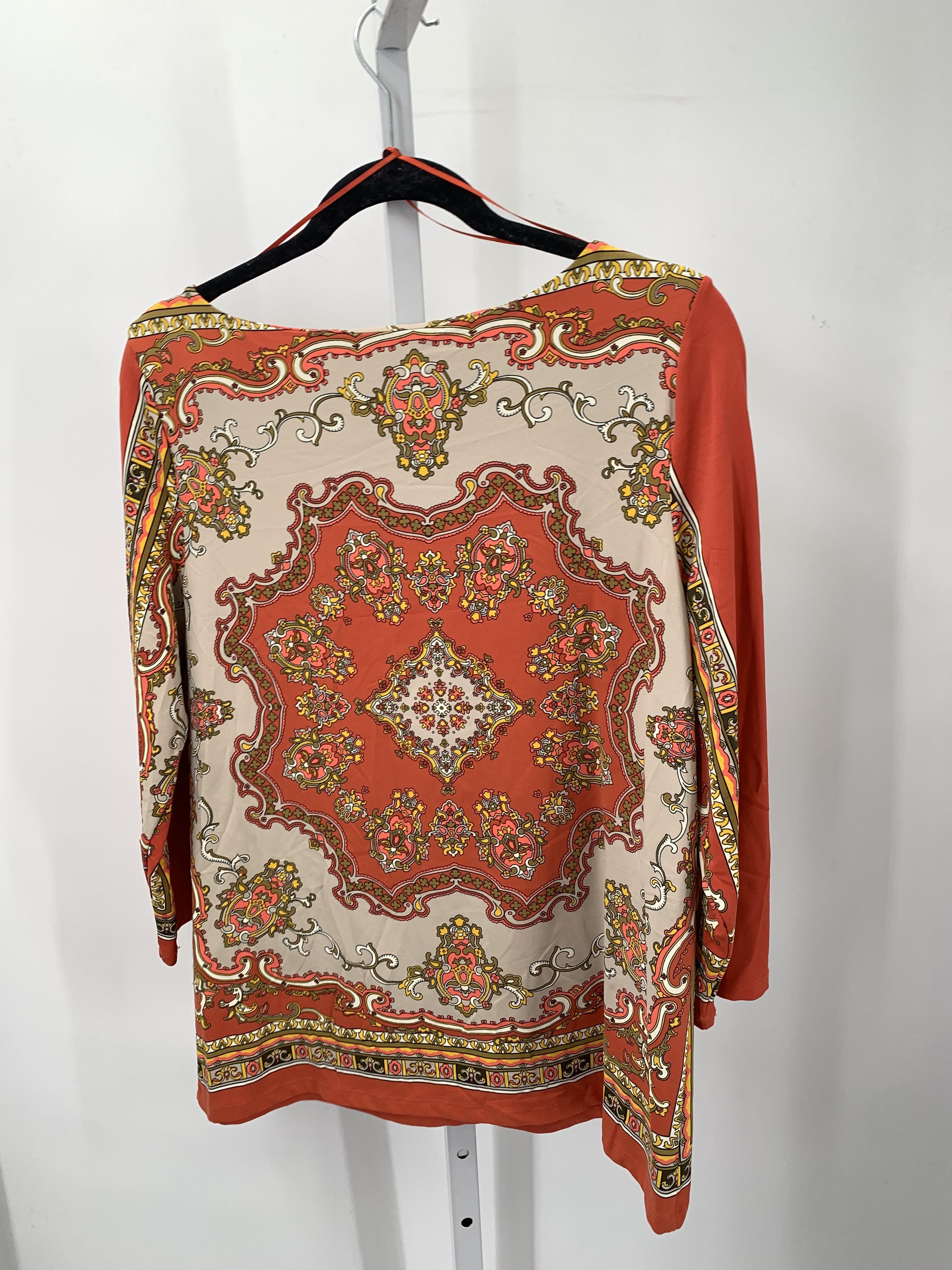 Charter Club Size Extra Large Misses 3/4 Sleeve Shirt