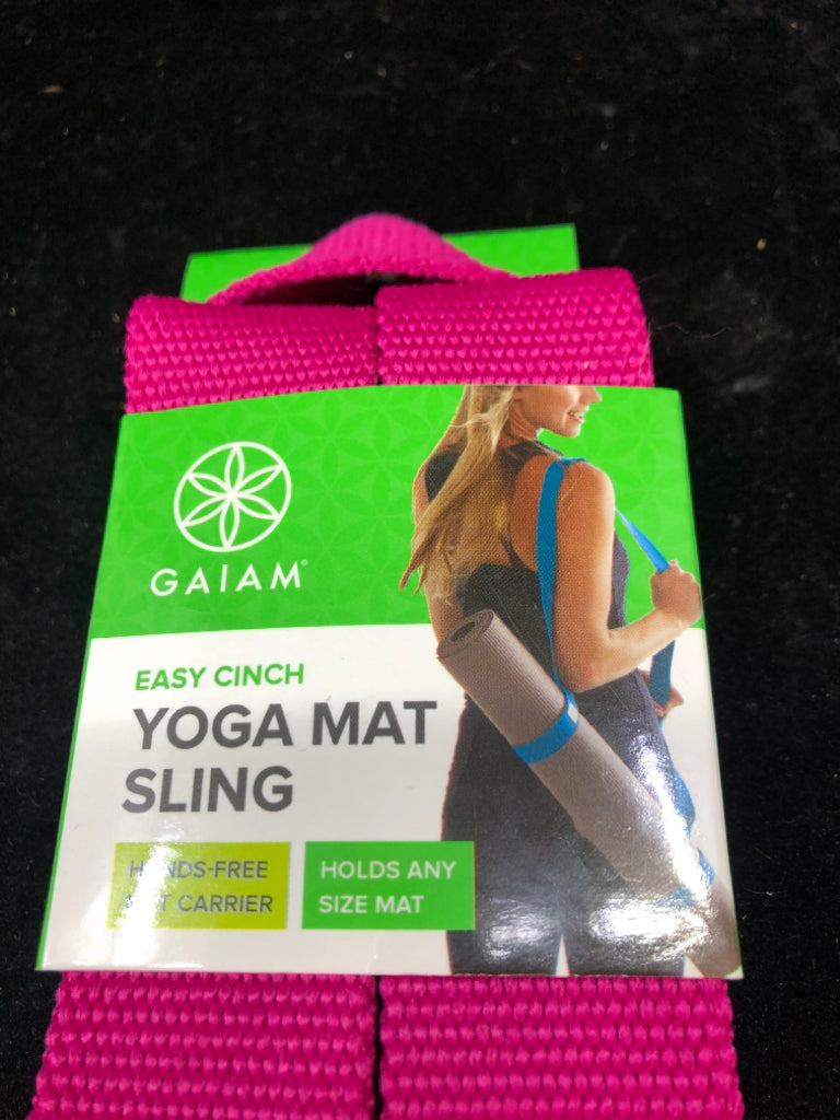 NIP PINK YOGA MAT SLING