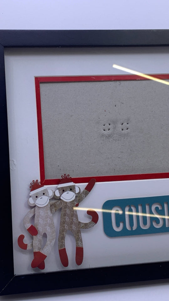 "COUSINS" MONKEY FRAME.